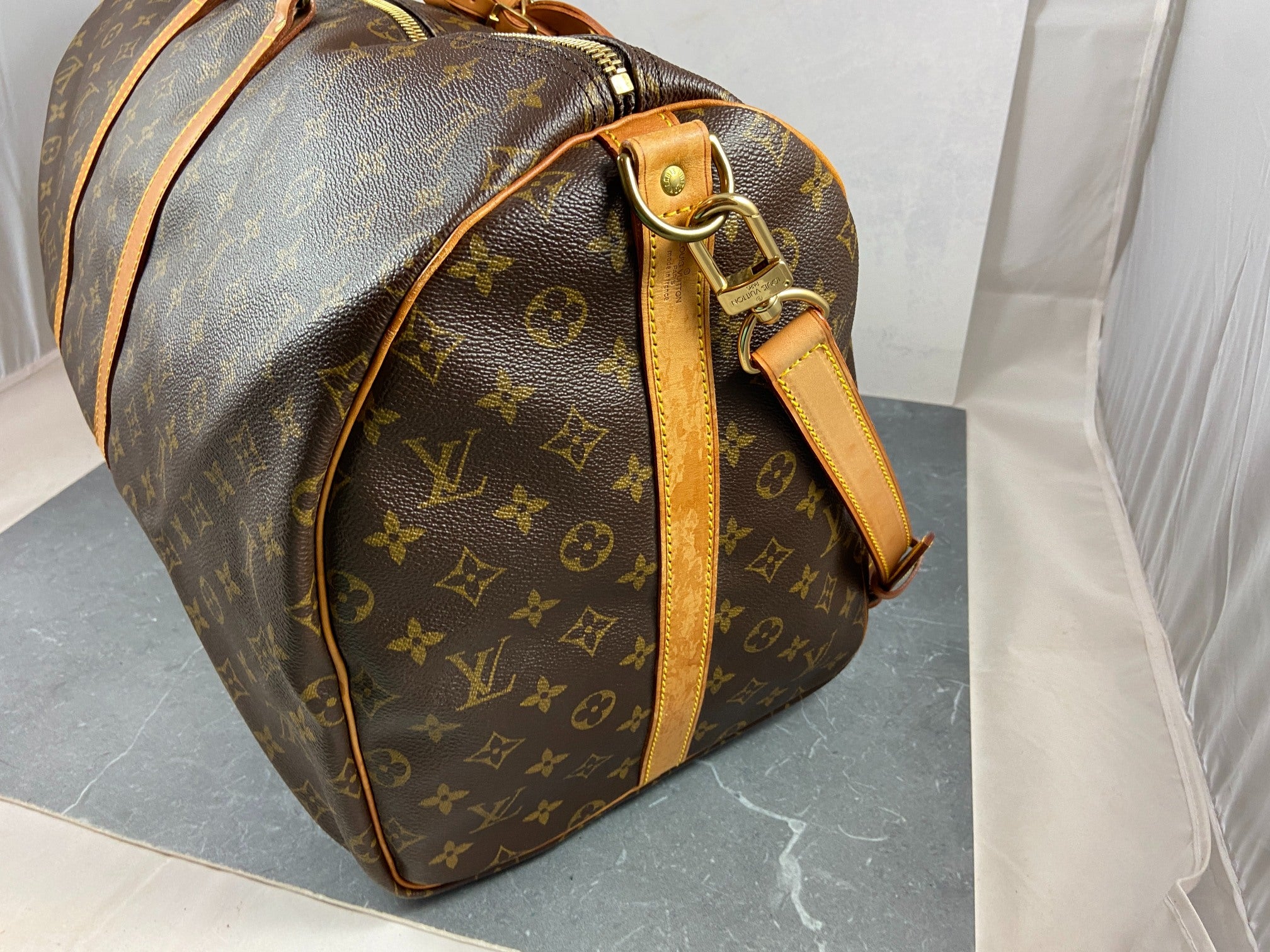 Louis Vuitton Keepall 55 Bandouliere Monogram Canvas