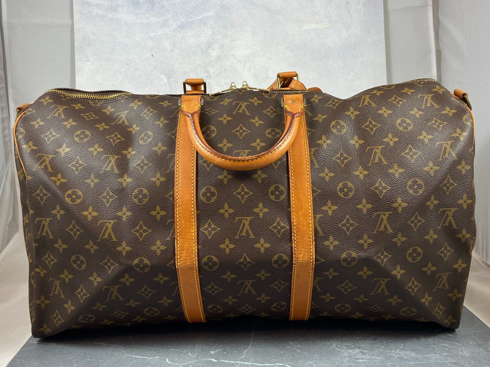 Louis Vuitton Keepall 55 Bandouliere Monogram Canvas