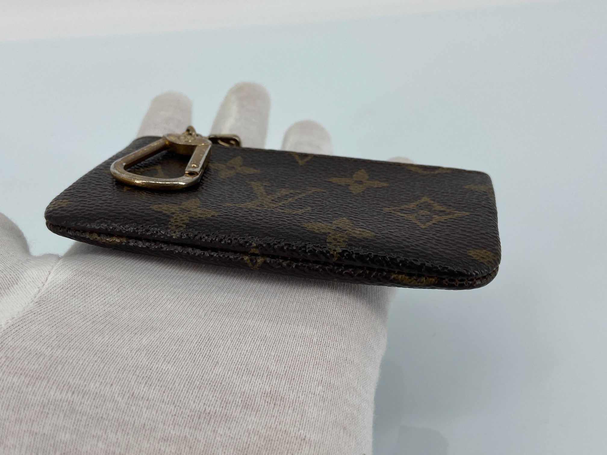 Louis Vuitton Pochette Cles Key Pouch Monogram Canvas