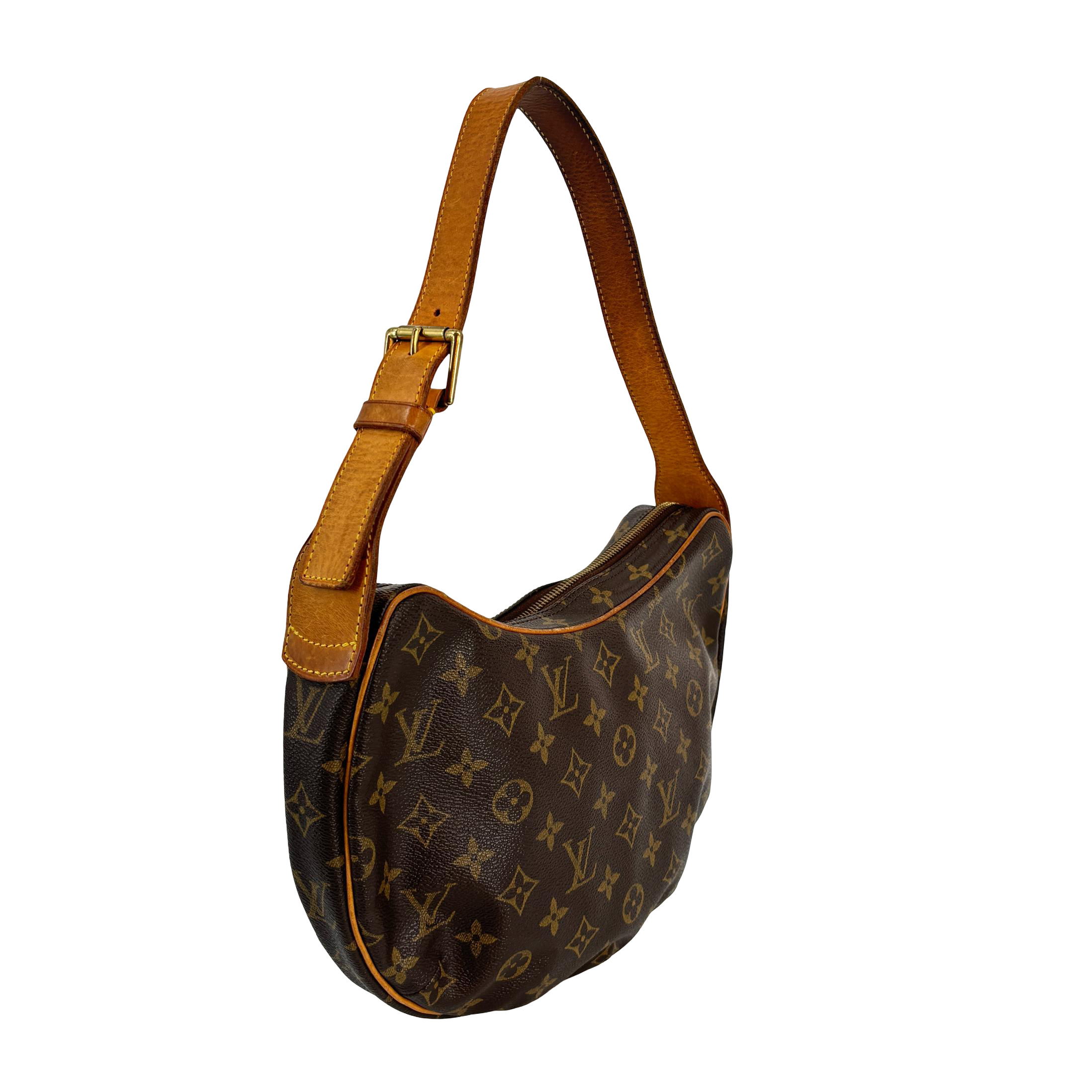 Louis Vuitton Croissant MM Hobo Bag Monogram Canvas