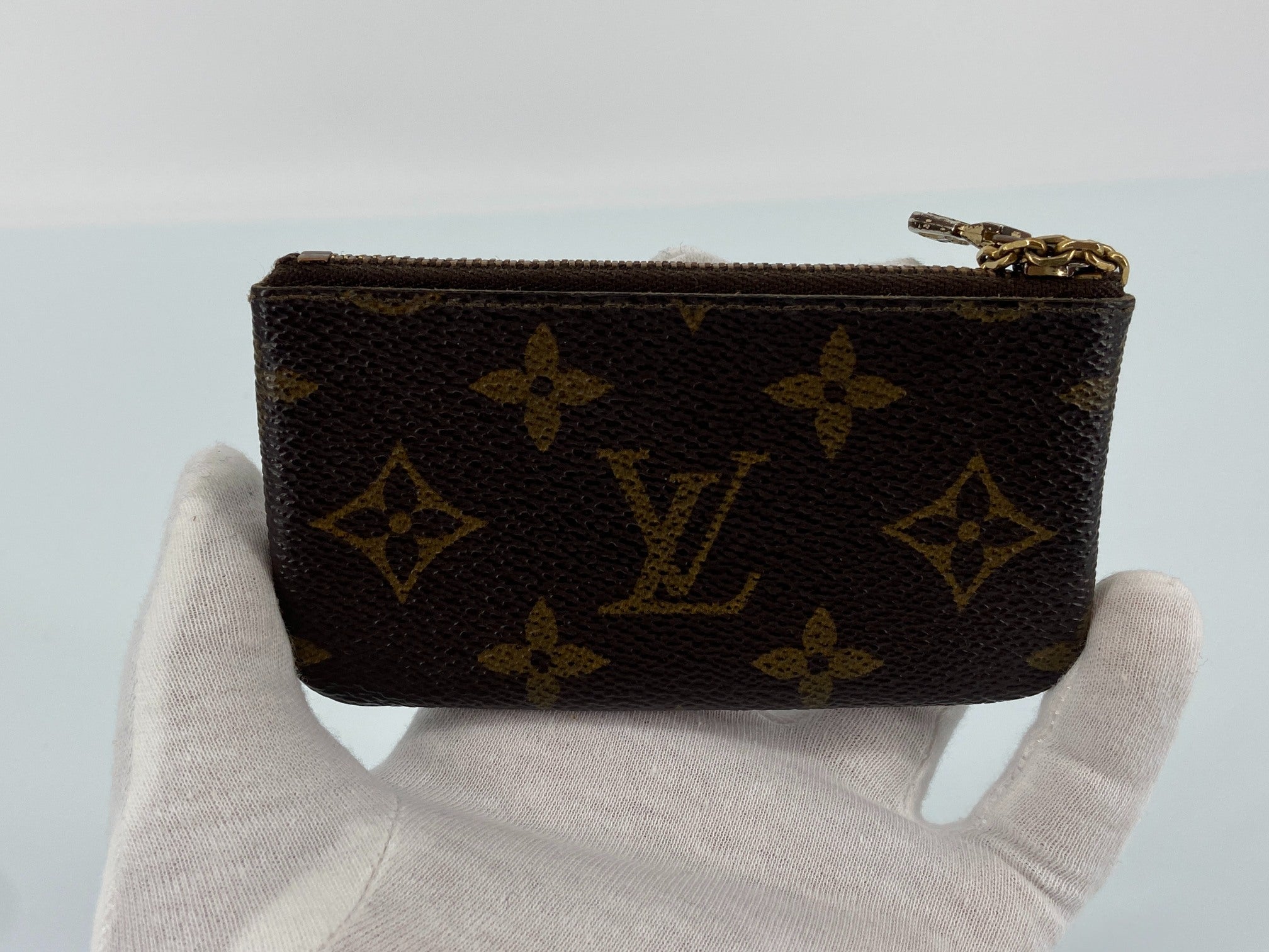 Louis Vuitton Pochette Cles Key Pouch Monogram Canvas