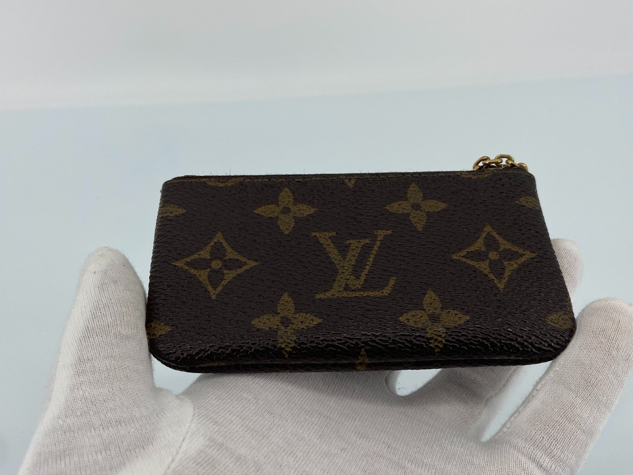 Louis Vuitton Pochette Cles Key Pouch Monogram Canvas