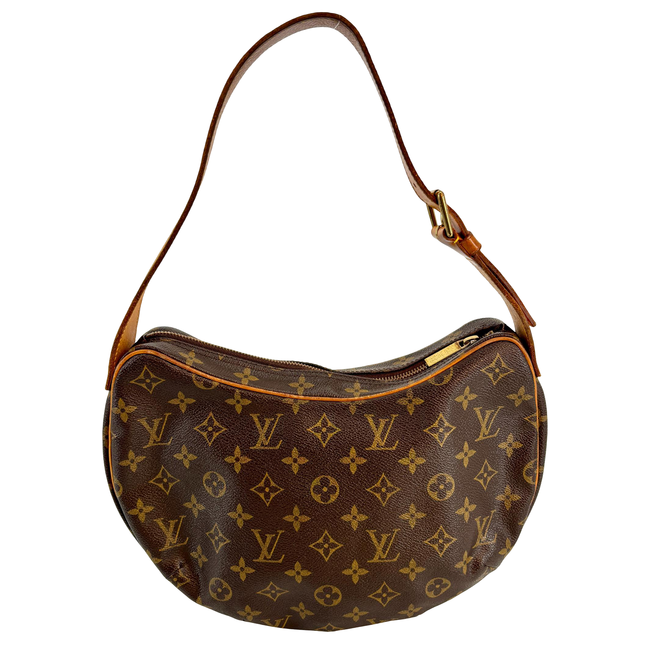 Louis Vuitton Croissant MM Hobo Bag Monogram Canvas