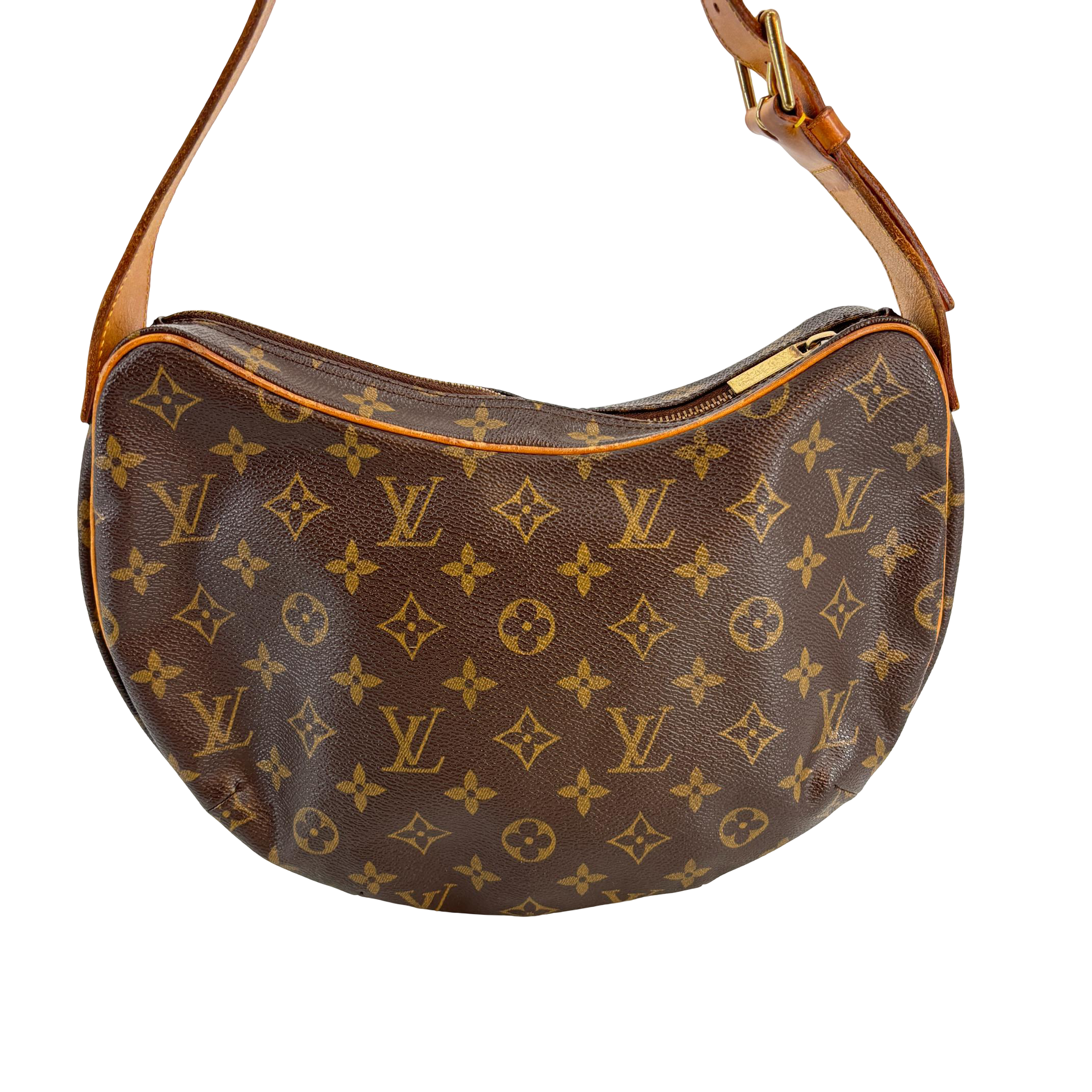 Louis Vuitton Croissant MM Hobo Bag Monogram Canvas
