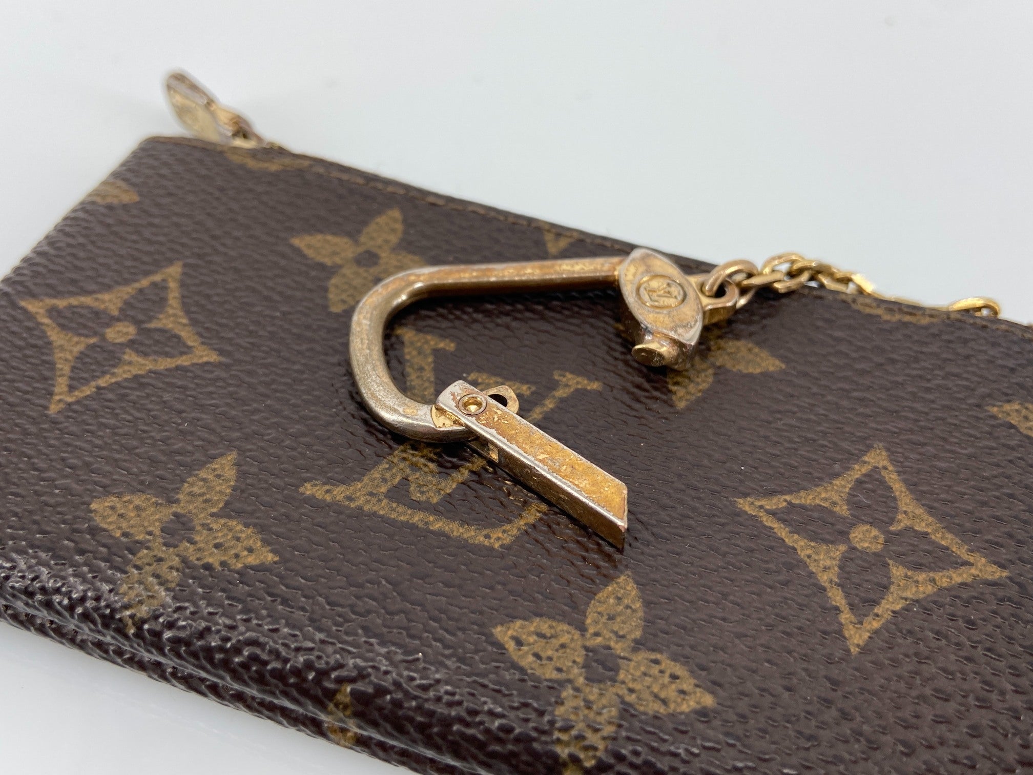 Louis Vuitton Pochette Cles Key Pouch Monogram Canvas