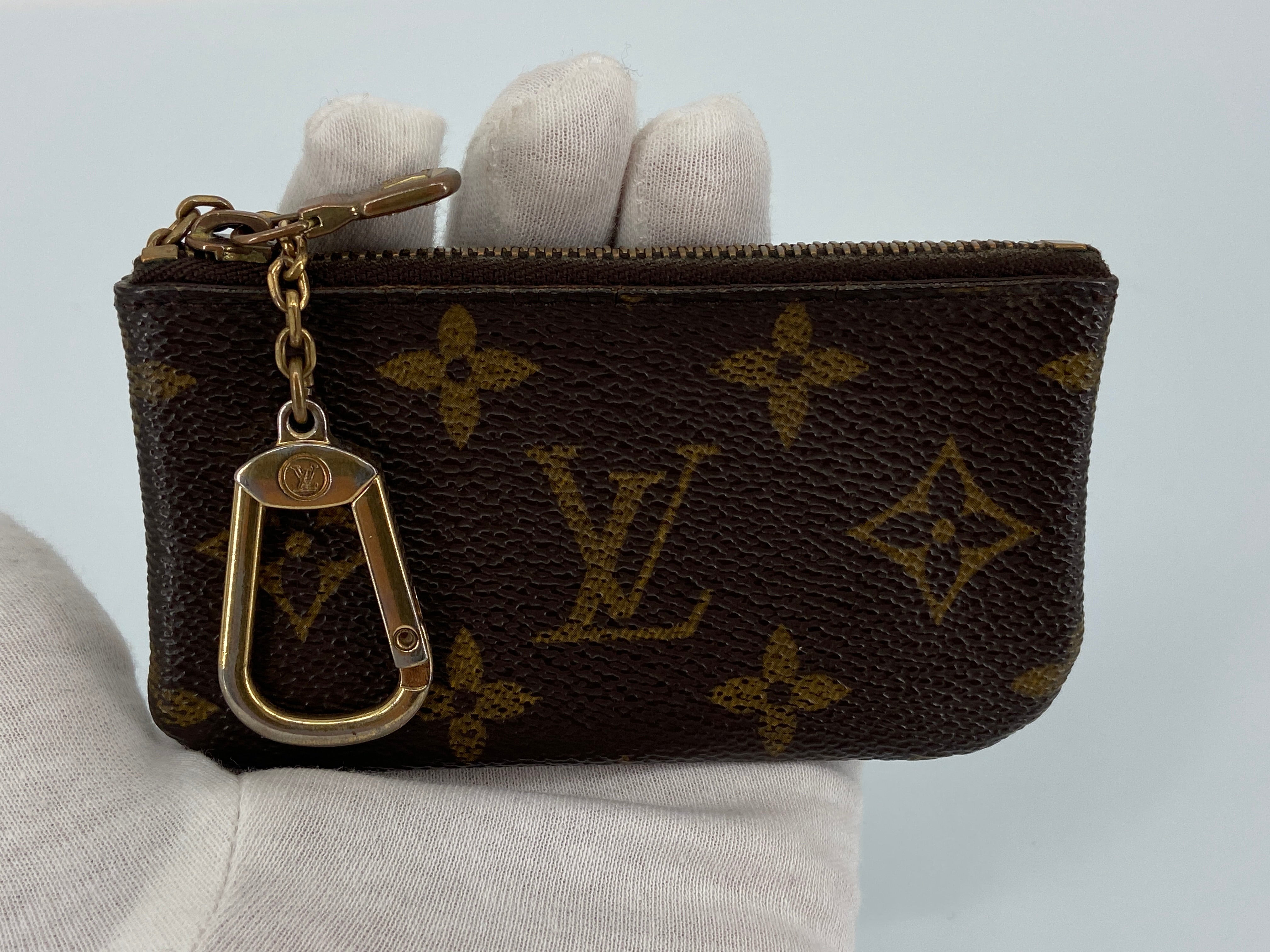 Louis Vuitton Pochette Cles Key Pouch Monogram Canvas