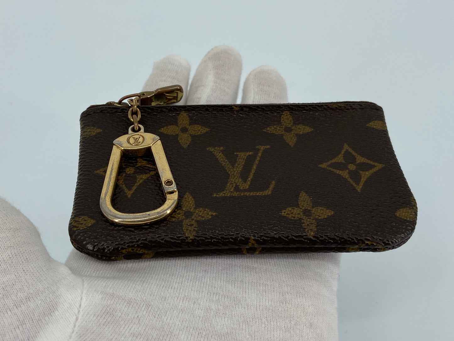 Louis Vuitton Pochette Cles Key Pouch Monogram Canvas