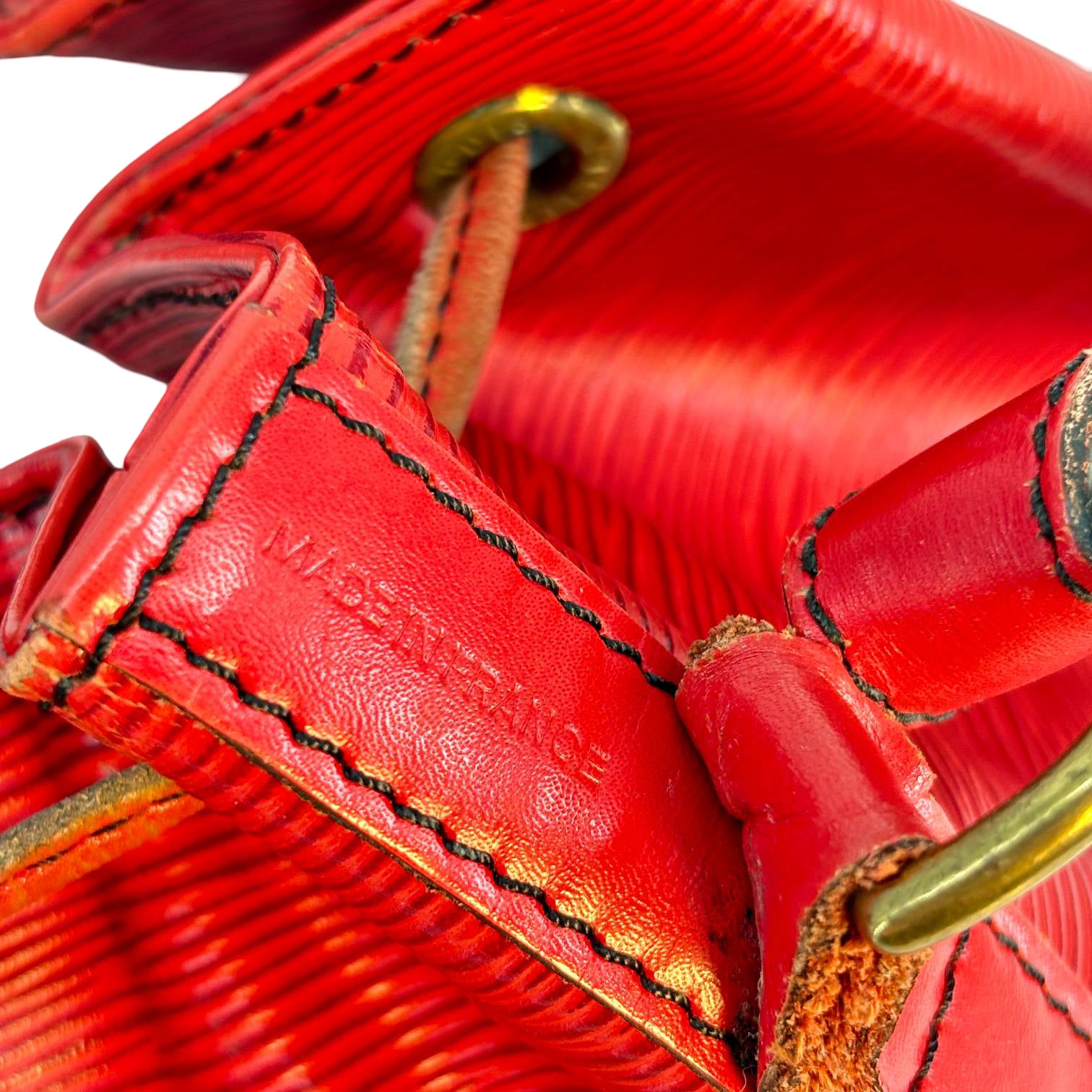 Louis Vuitton Sac Noé Petit Red Epi Leather