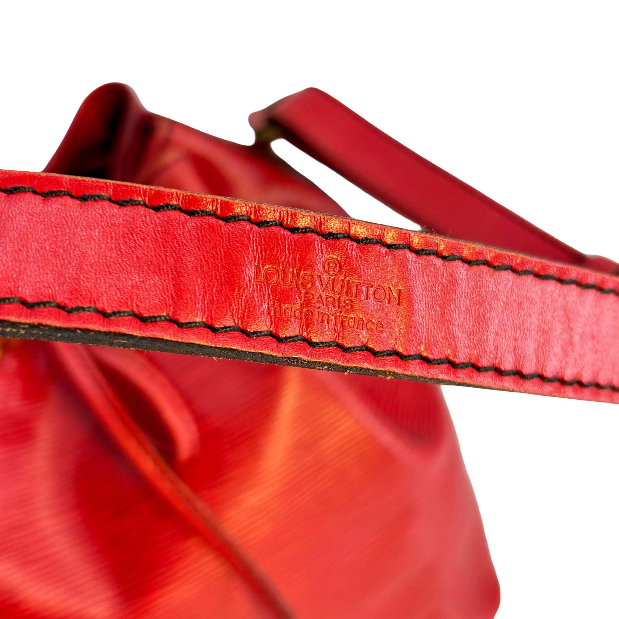 Louis Vuitton Sac Noé Petit Red Epi Leather