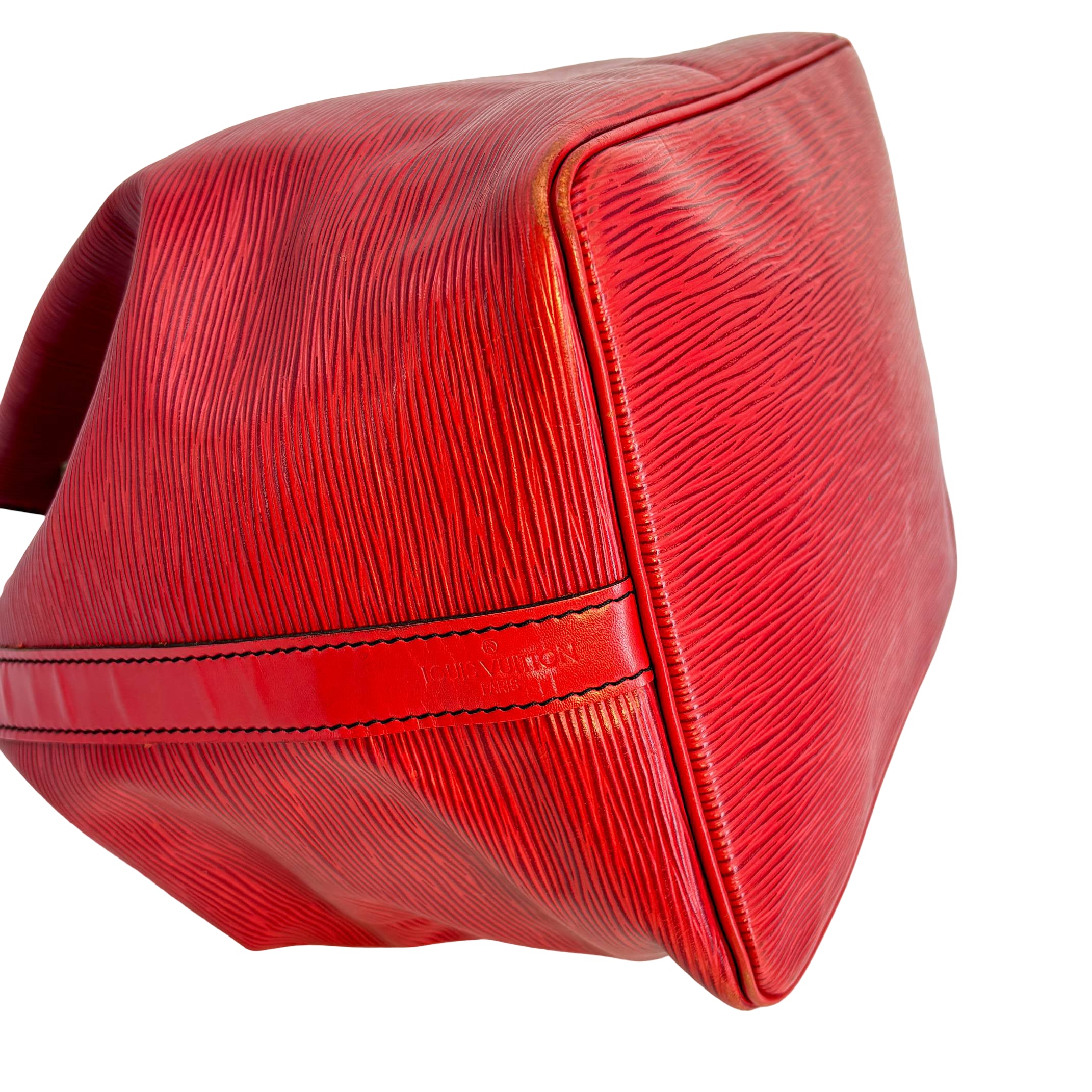 Louis Vuitton Sac Noé Petit Red Epi Leather