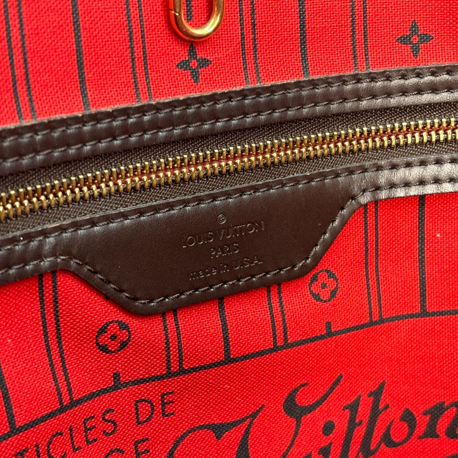 Louis Vuitton Neverfull GM Damier Ebene Canvas