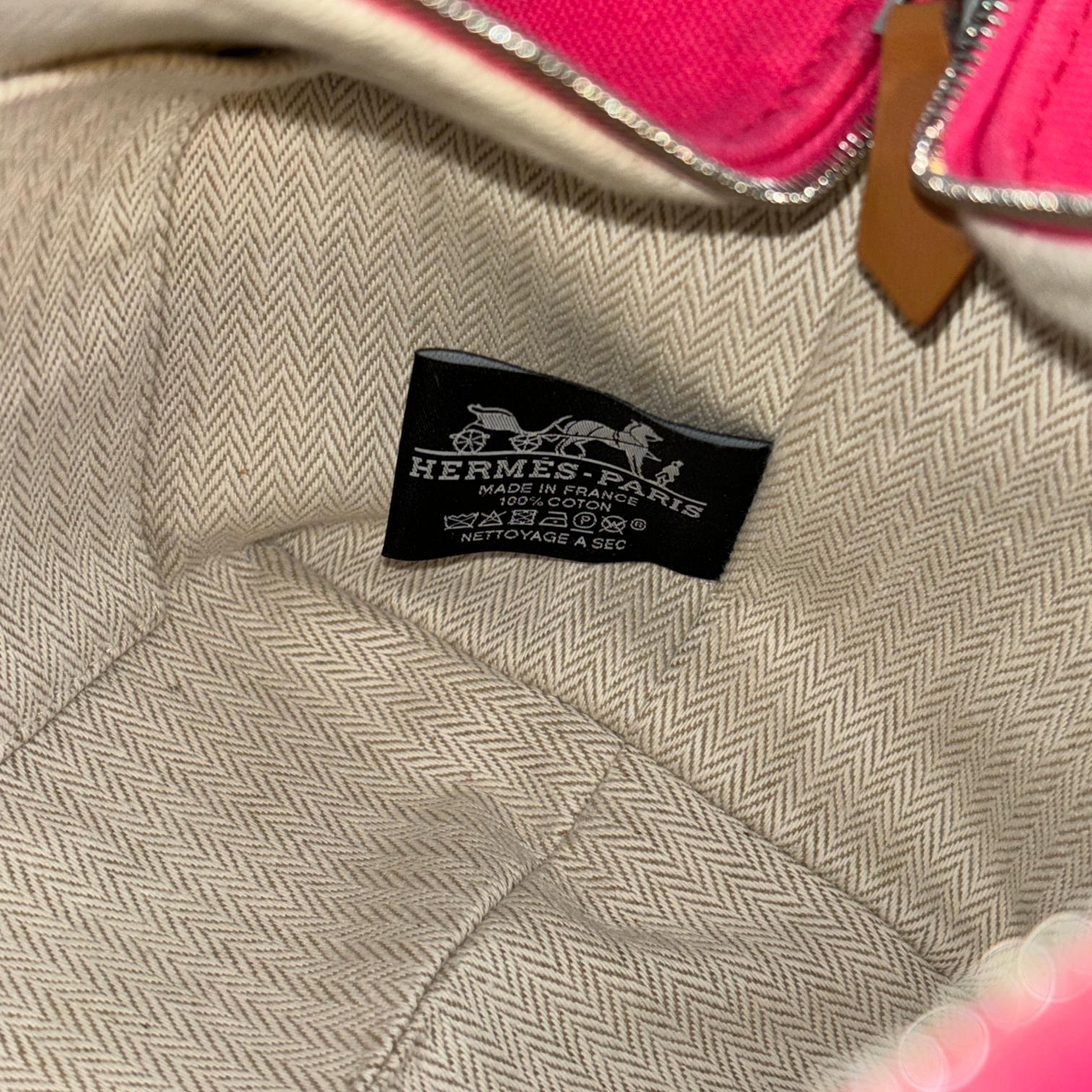 Hermés Bride-à-Brac Pouch PM Pink Cotton