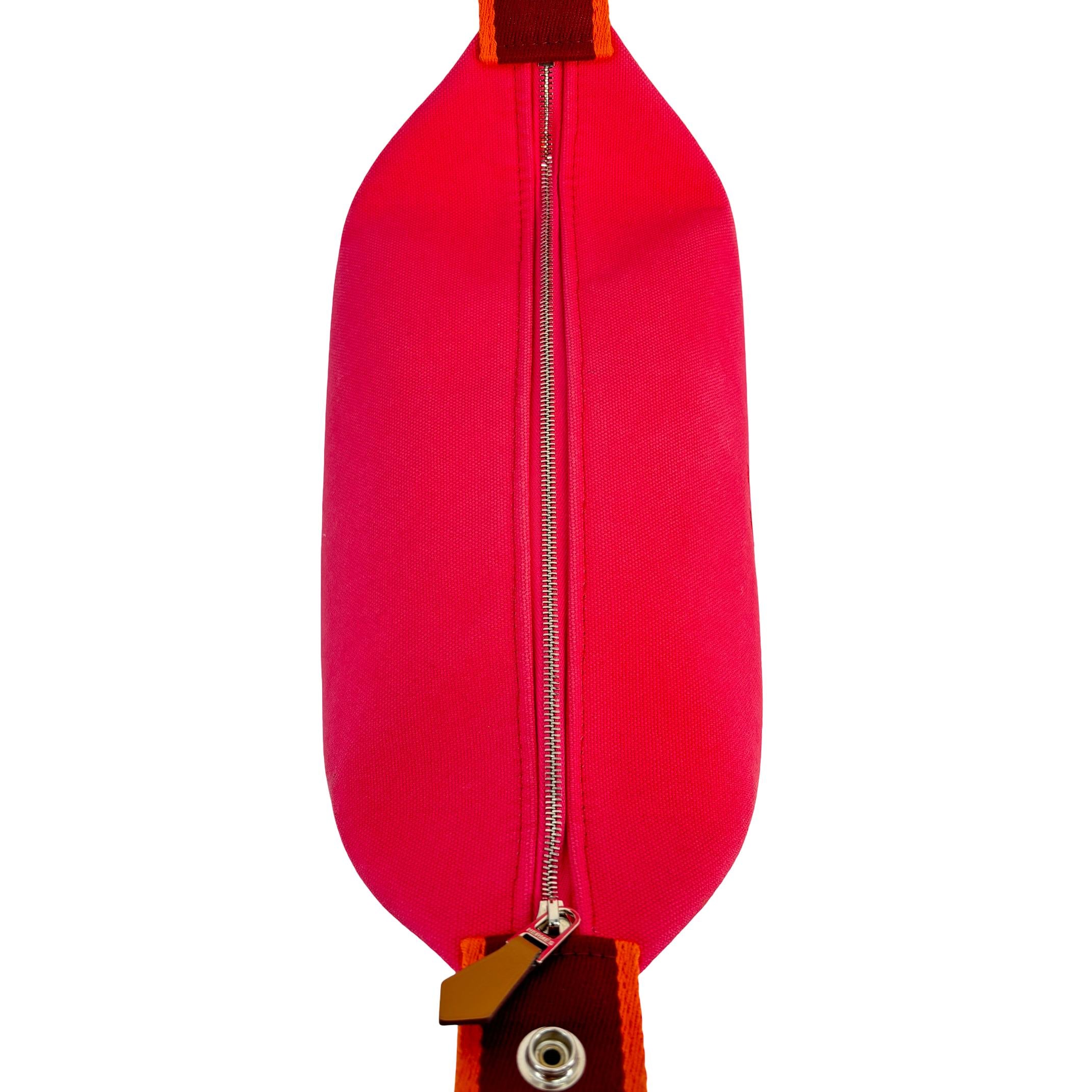 Hermés Bride-à-Brac Pouch PM Pink Cotton