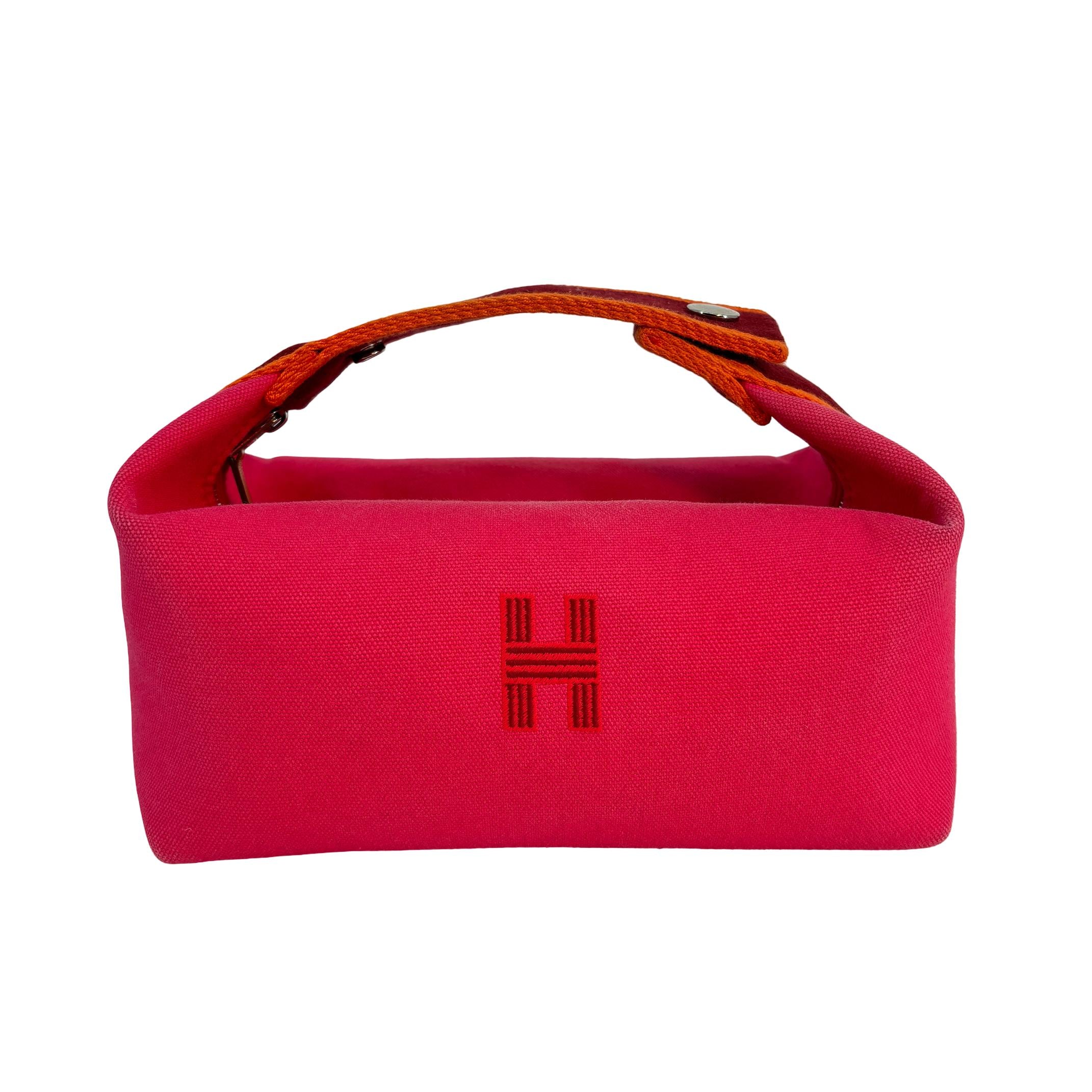 Hermés Bride-à-Brac Pouch PM Pink Cotton
