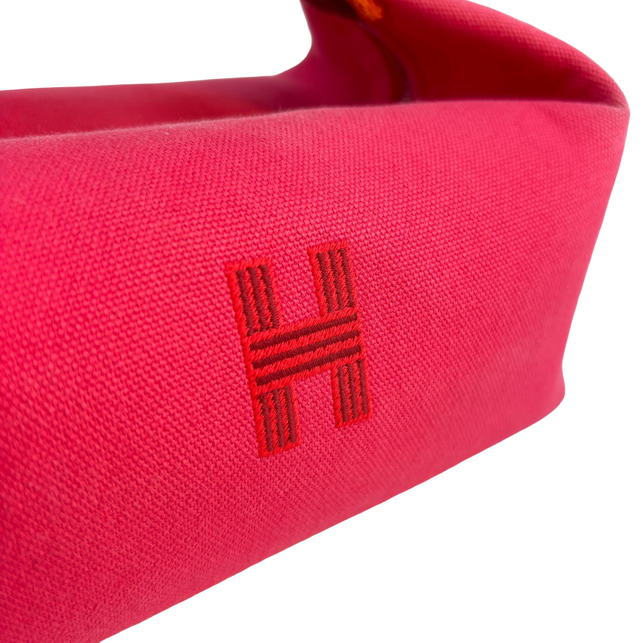 Hermés Bride-à-Brac Pouch PM Pink Cotton