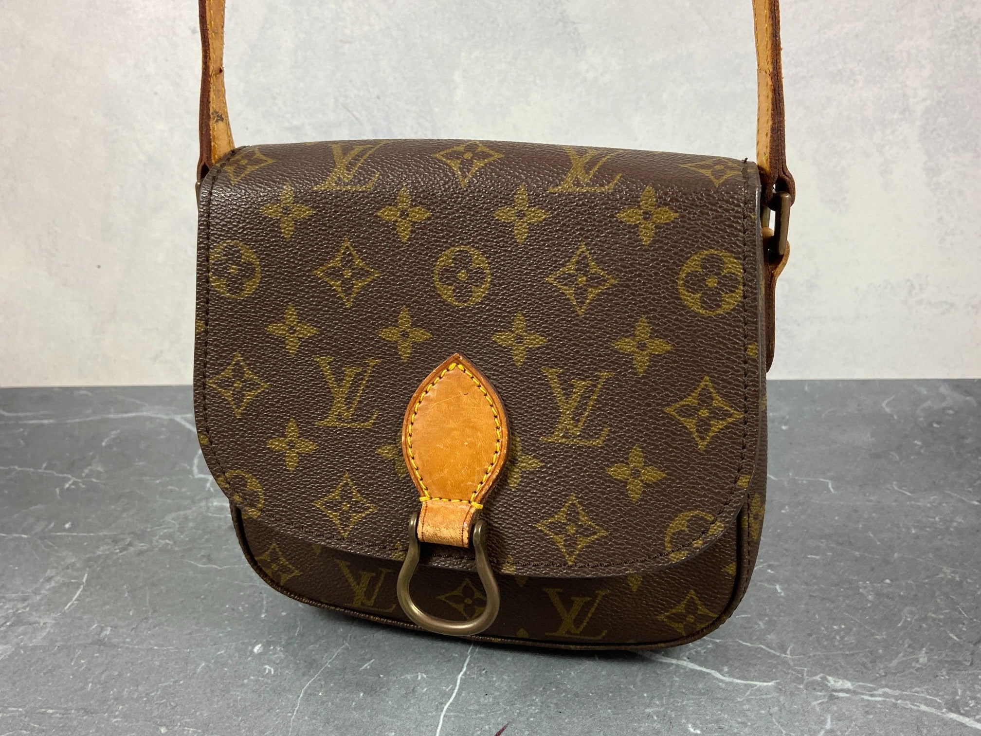 Louis Vuitton Saint Cloud PM Shoulder Bag Monogram Canvas