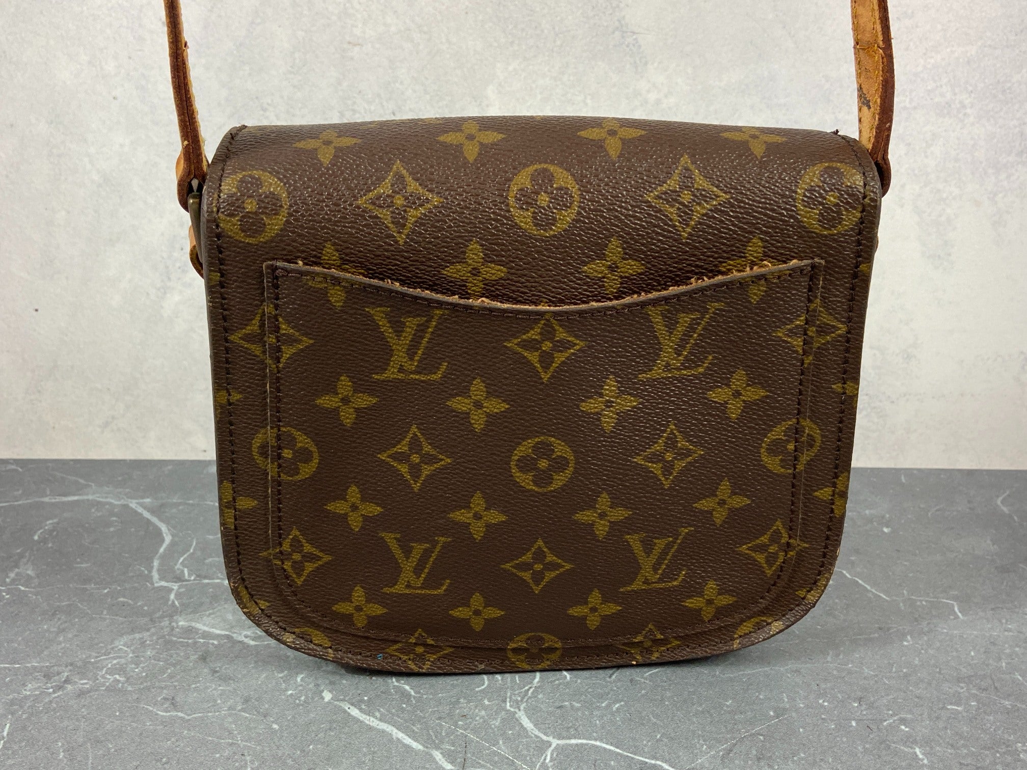 Louis Vuitton Saint Cloud PM Shoulder Bag Monogram Canvas