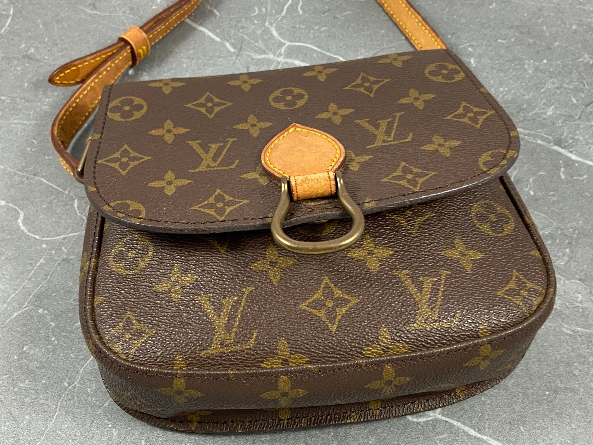 Louis Vuitton Saint Cloud PM Shoulder Bag Monogram Canvas