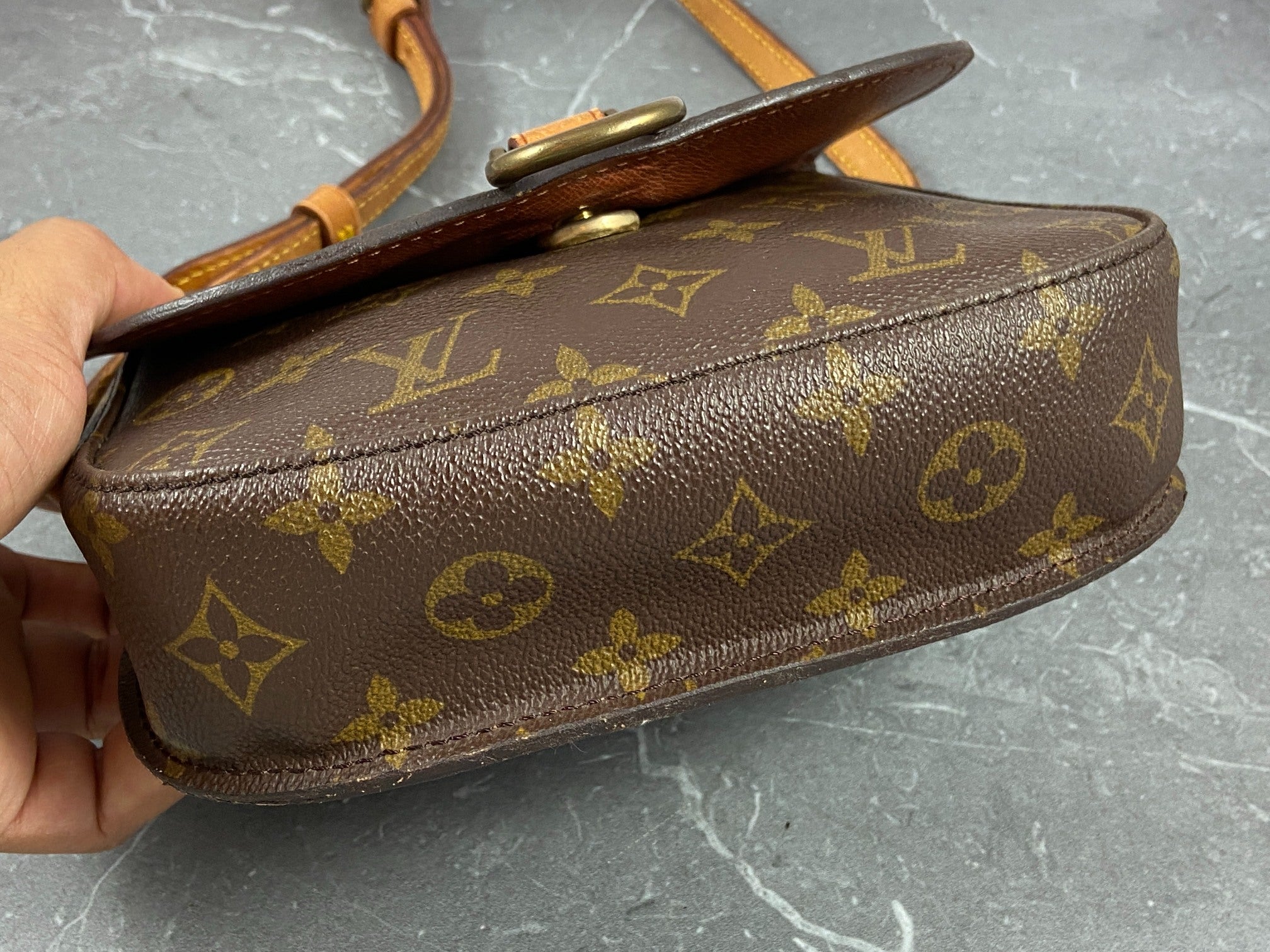 Louis Vuitton Saint Cloud PM Shoulder Bag Monogram Canvas