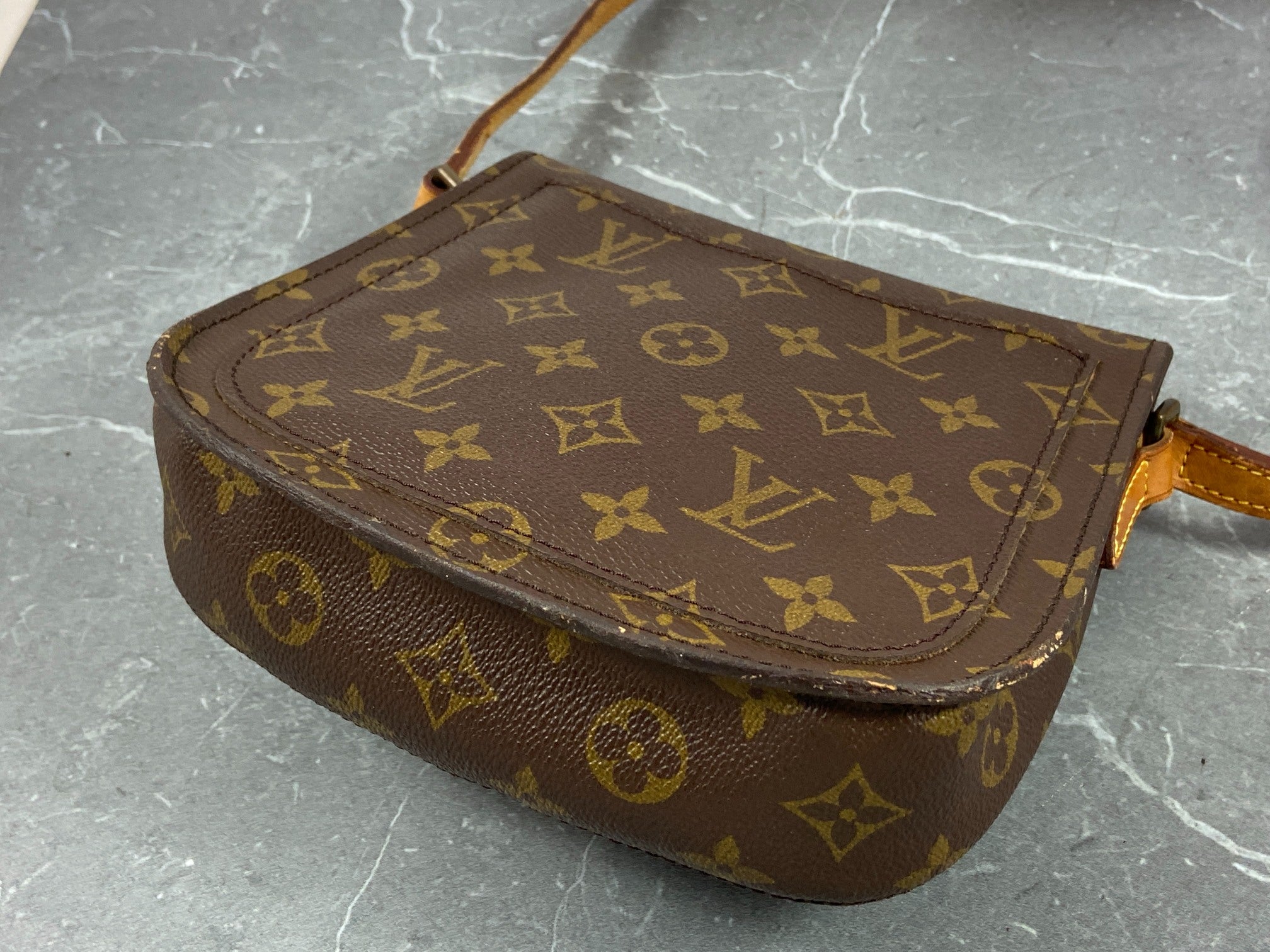 Louis Vuitton Saint Cloud PM Shoulder Bag Monogram Canvas