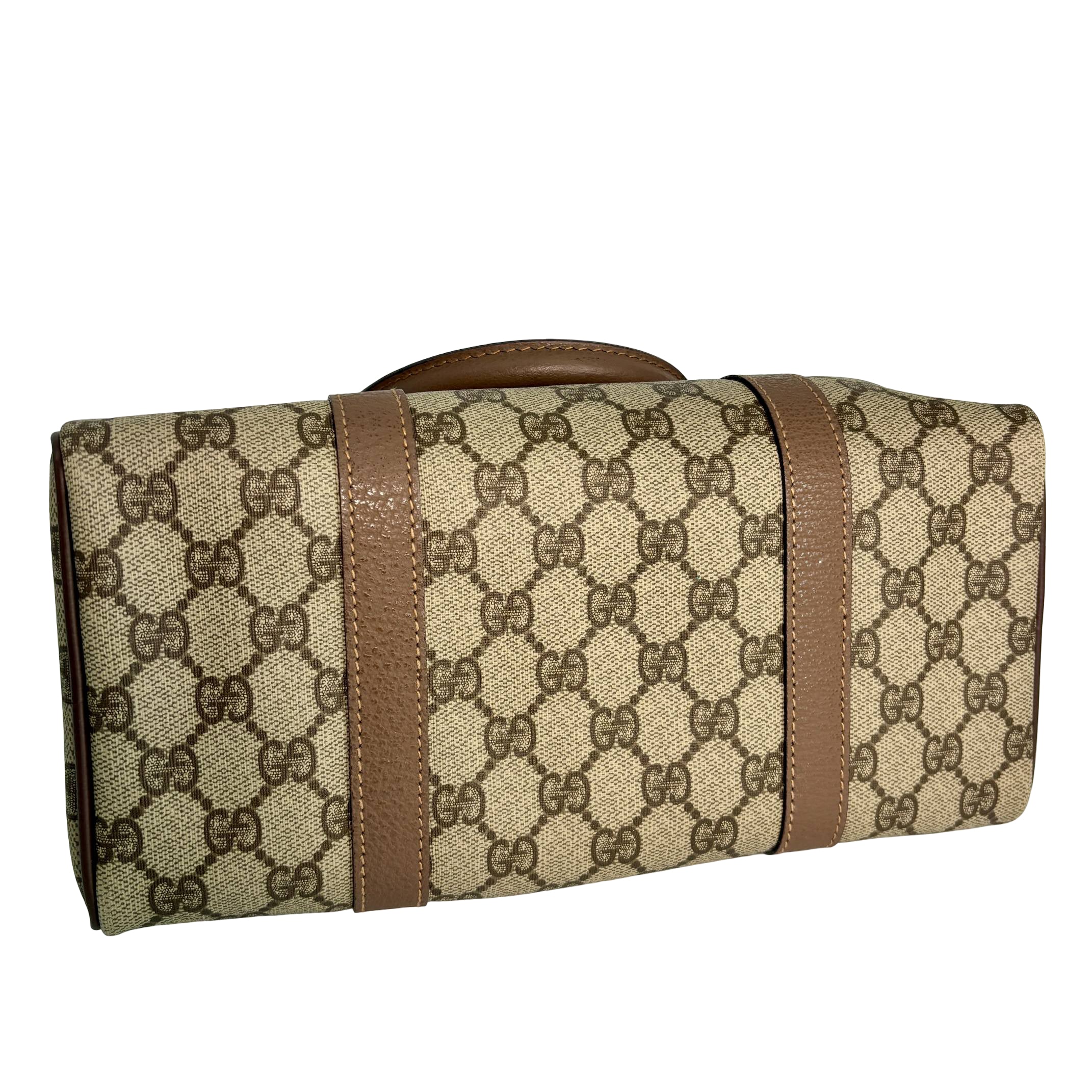 Gucci Sherry Web Handbag Beige GG Supreme Monogram