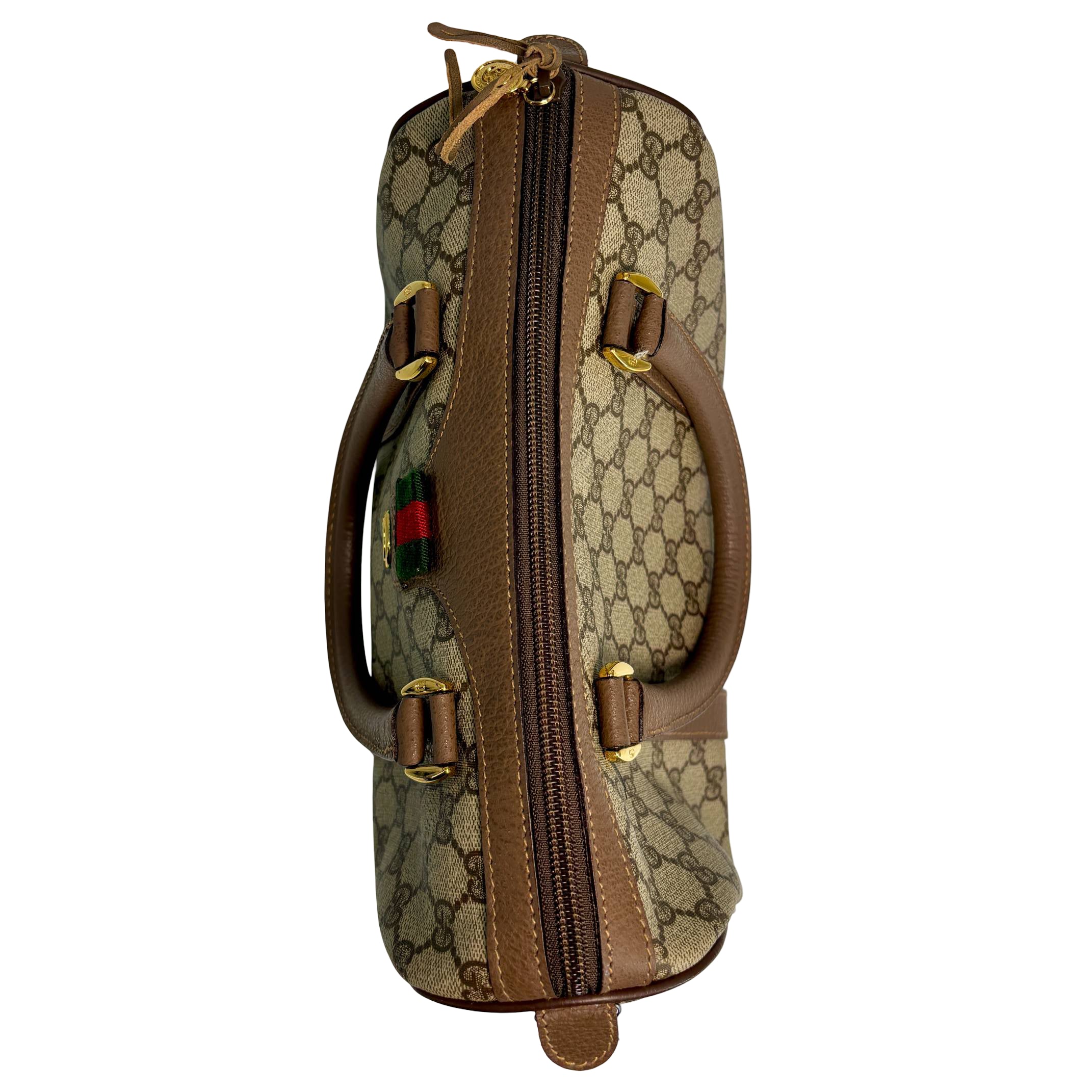 Gucci Sherry Web Handbag Beige GG Supreme Monogram