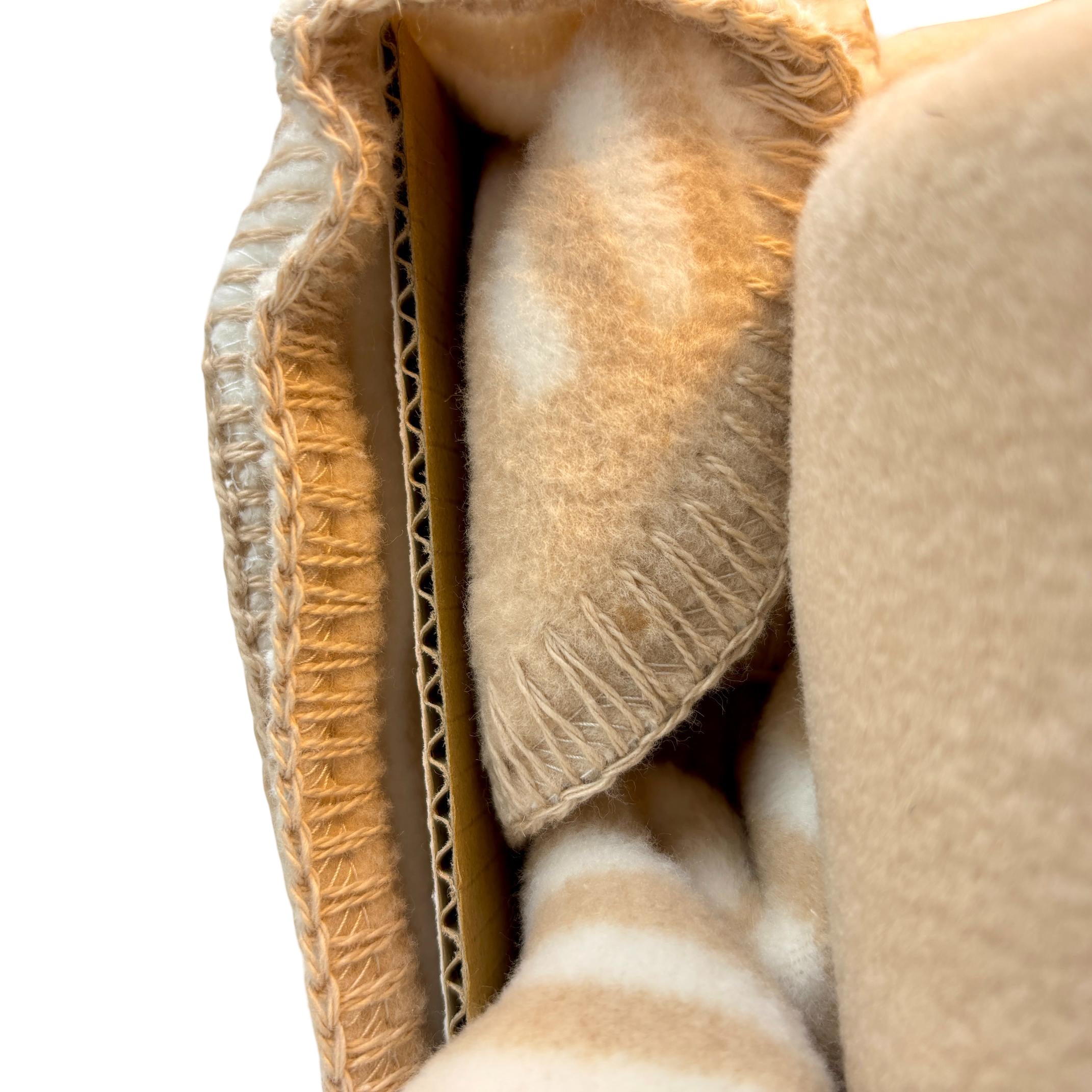 Fendi FF Monogram Blanket Beige