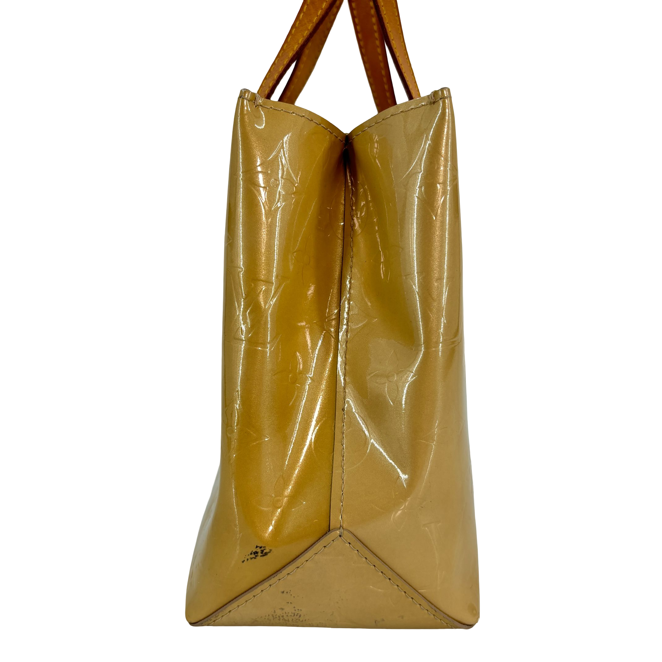 Louis Vuitton Reade PM Beige Vernis Leather