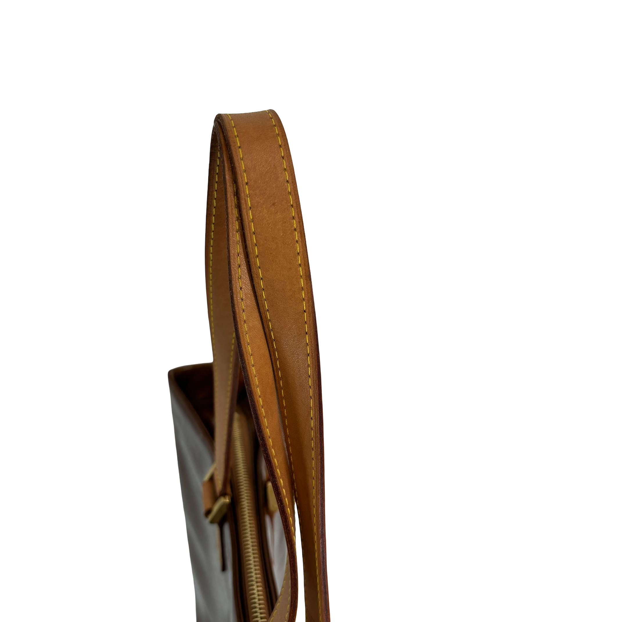 Louis Vuitton Columbus Bag Brown Vernis Leather