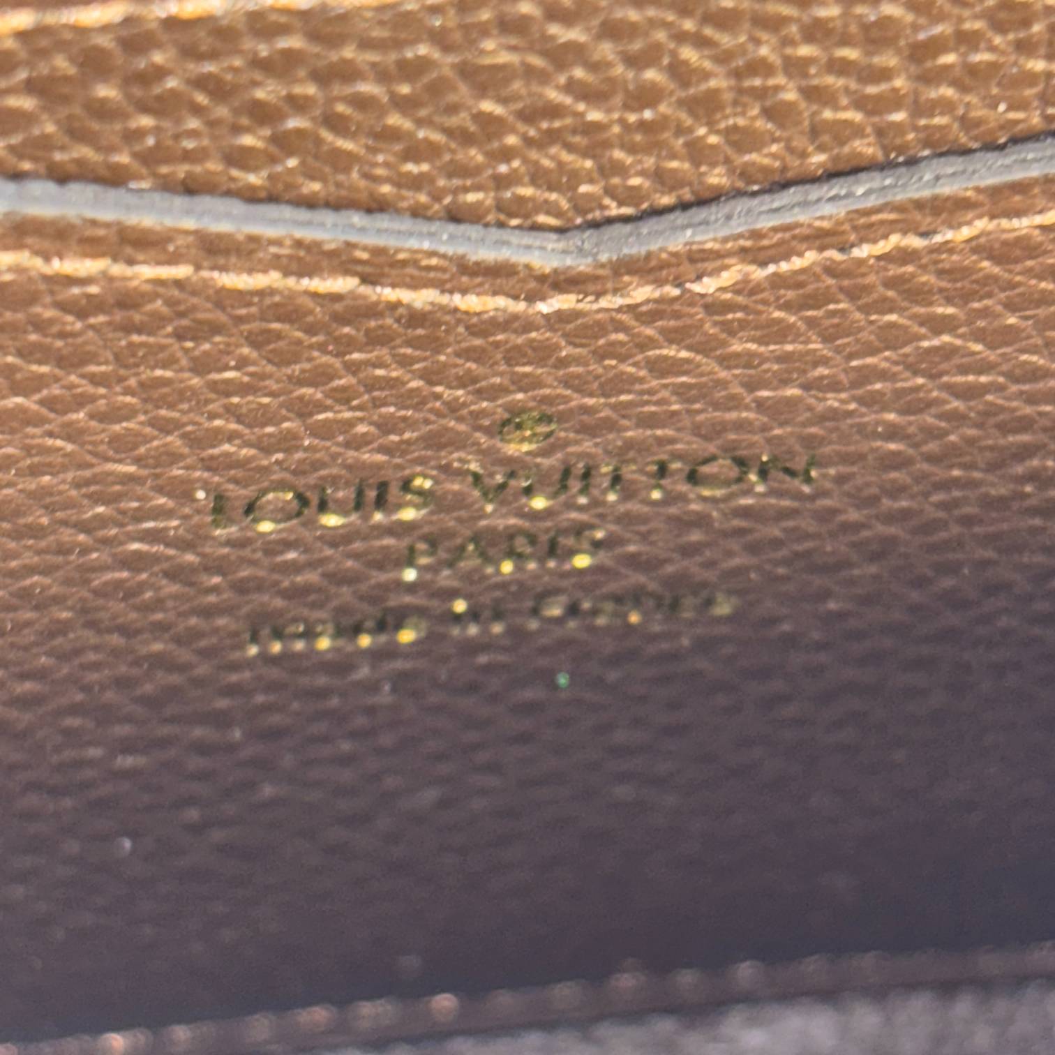 Louis Vuitton Zippy Compact Wallet Brown Monogram Empreinte Leather