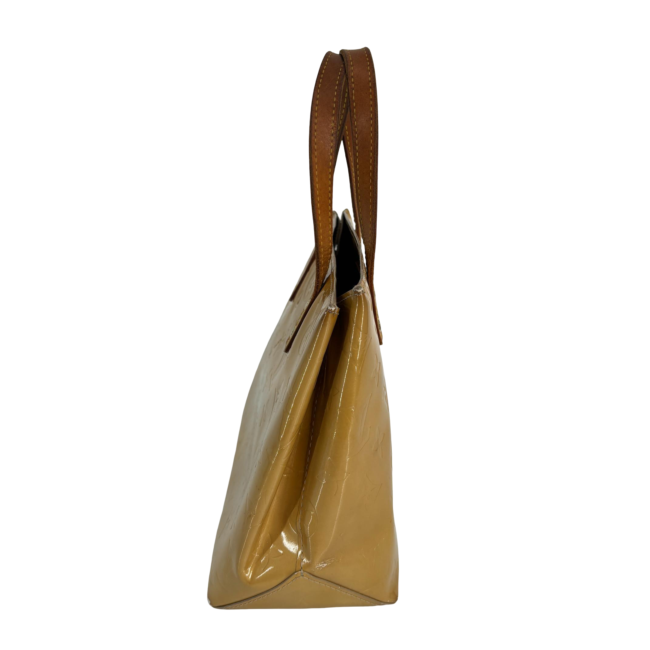 Louis Vuitton Reade PM Beige Vernis Leather