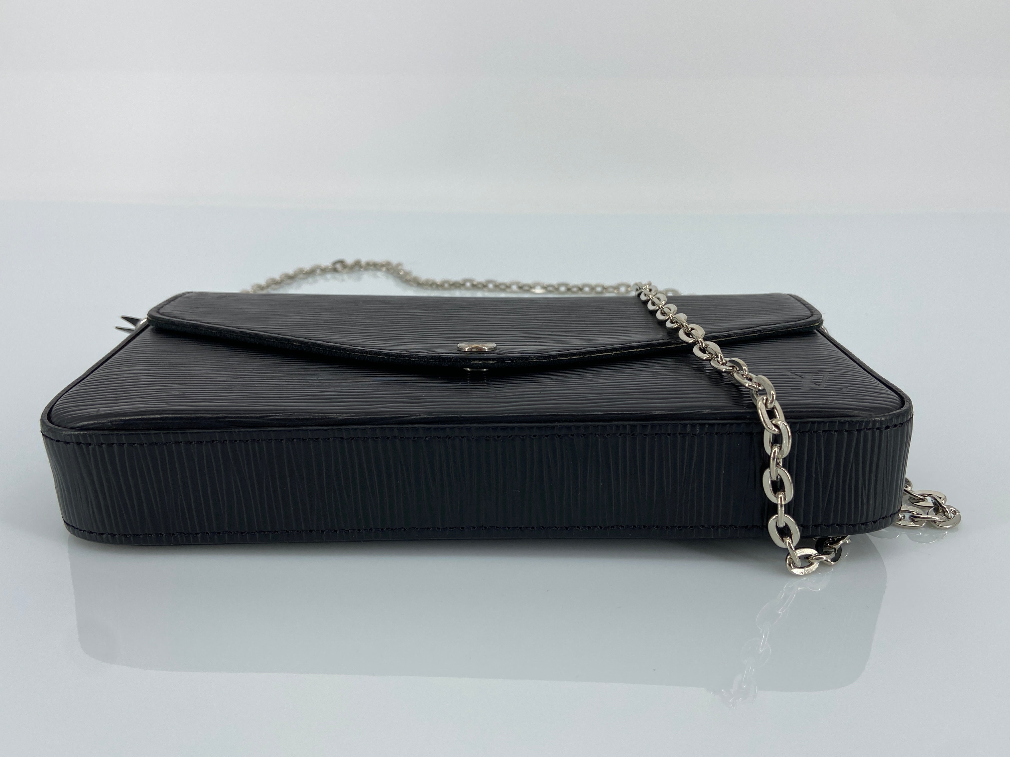 Louis Vuitton Félicie Pochette Black Epi Leather incl. Dustbag