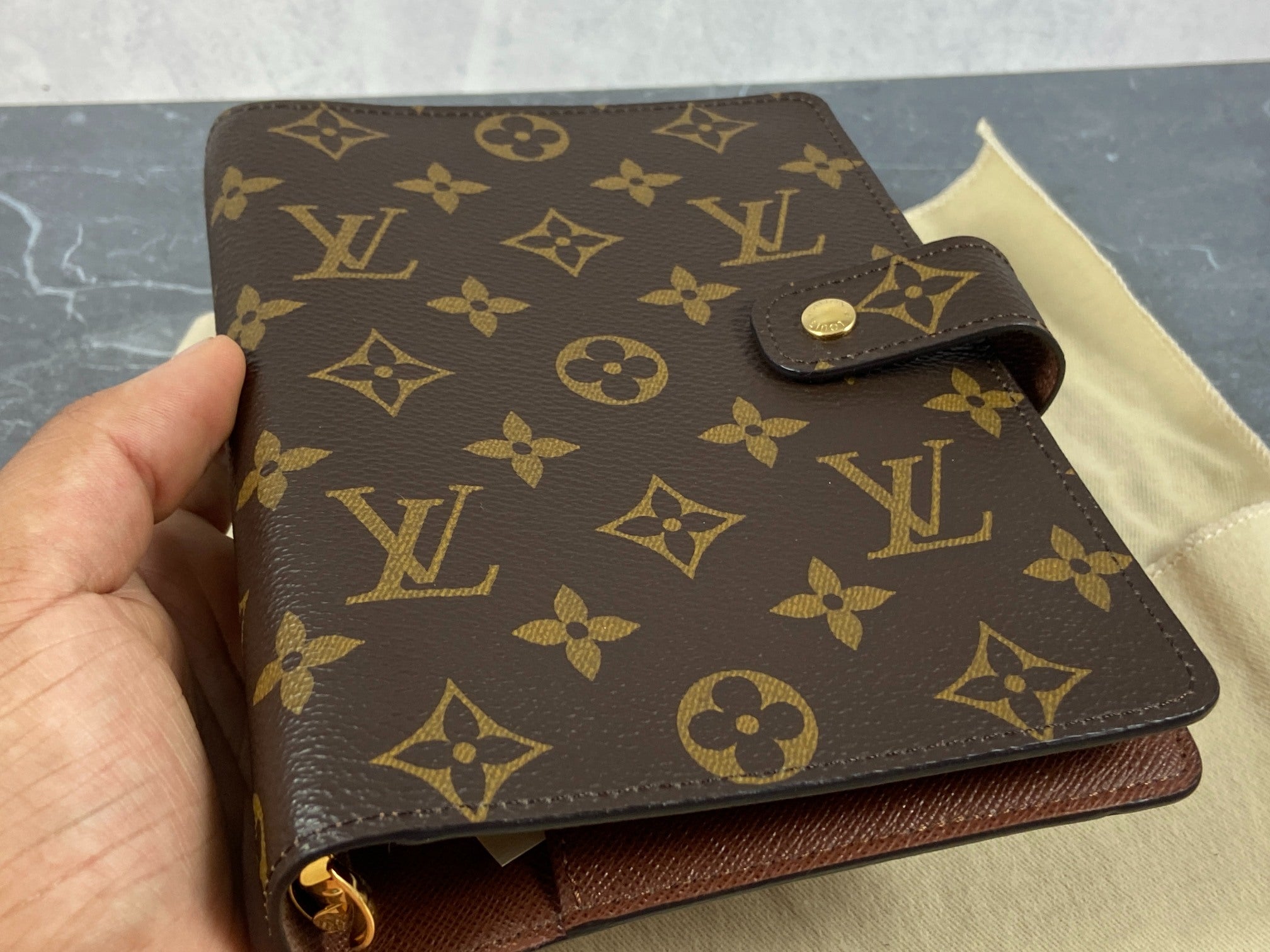 Louis Vuitton Agenda Fonctionnel MM Monogram Canvas incl. Dustbag