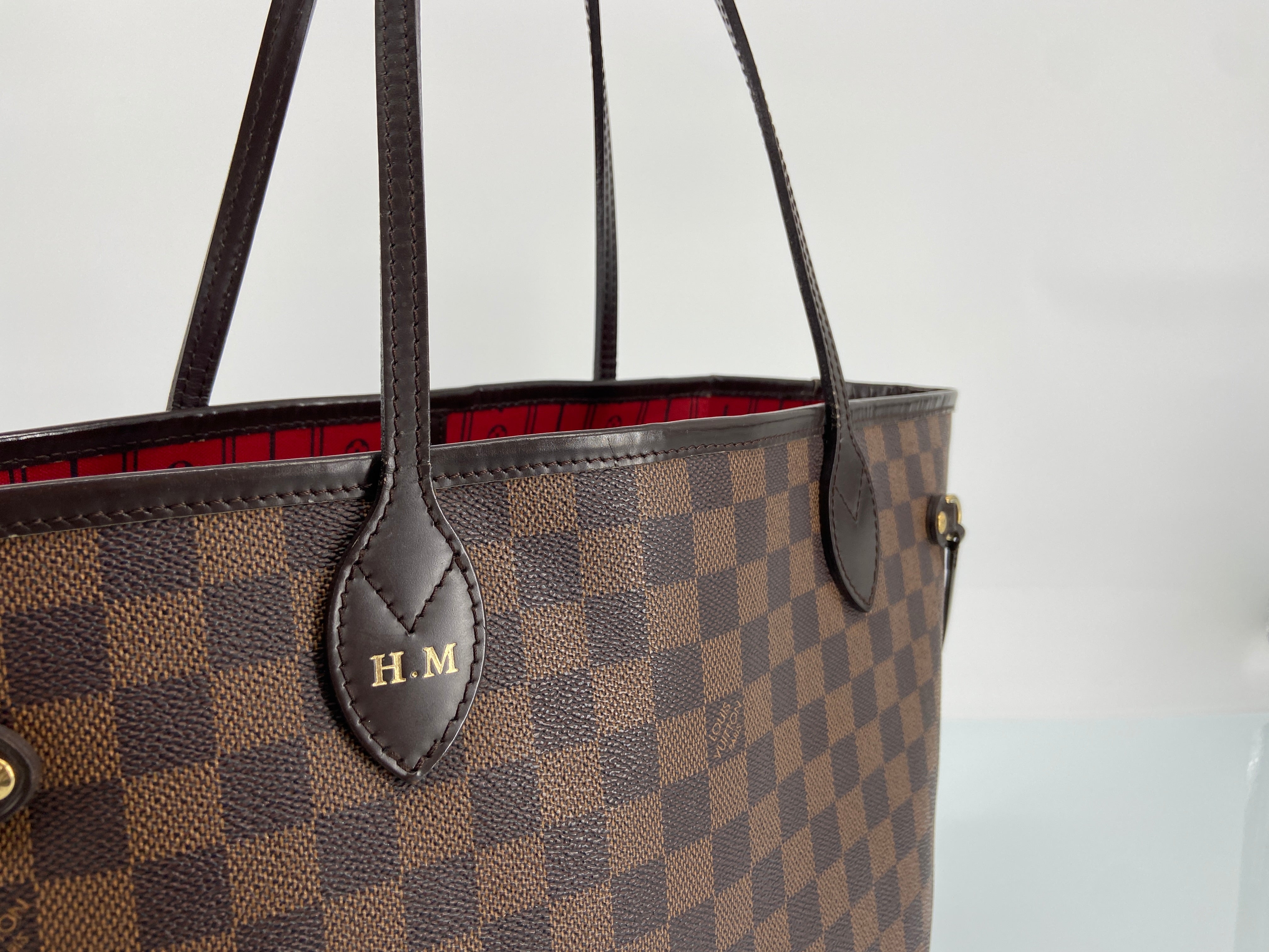 Louis Vuitton Neverfull MM Damier Ebene Canvas