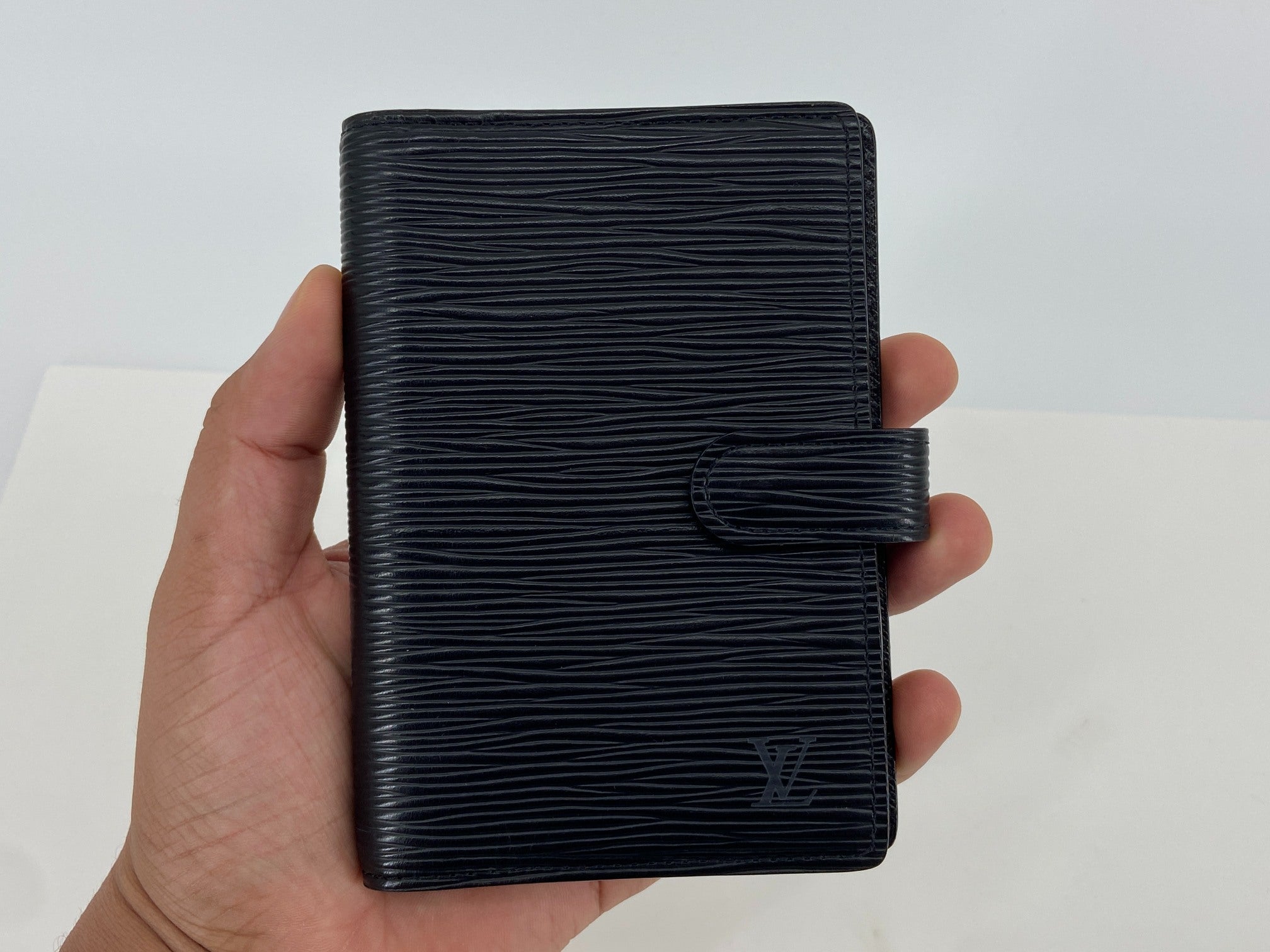 Louis Vuitton Agenda Fonctionnel PM Black Epi Leather