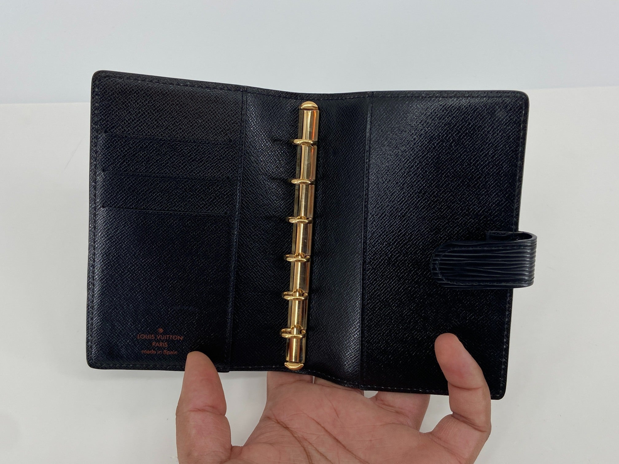 Louis Vuitton Agenda Fonctionnel PM Black Epi Leather