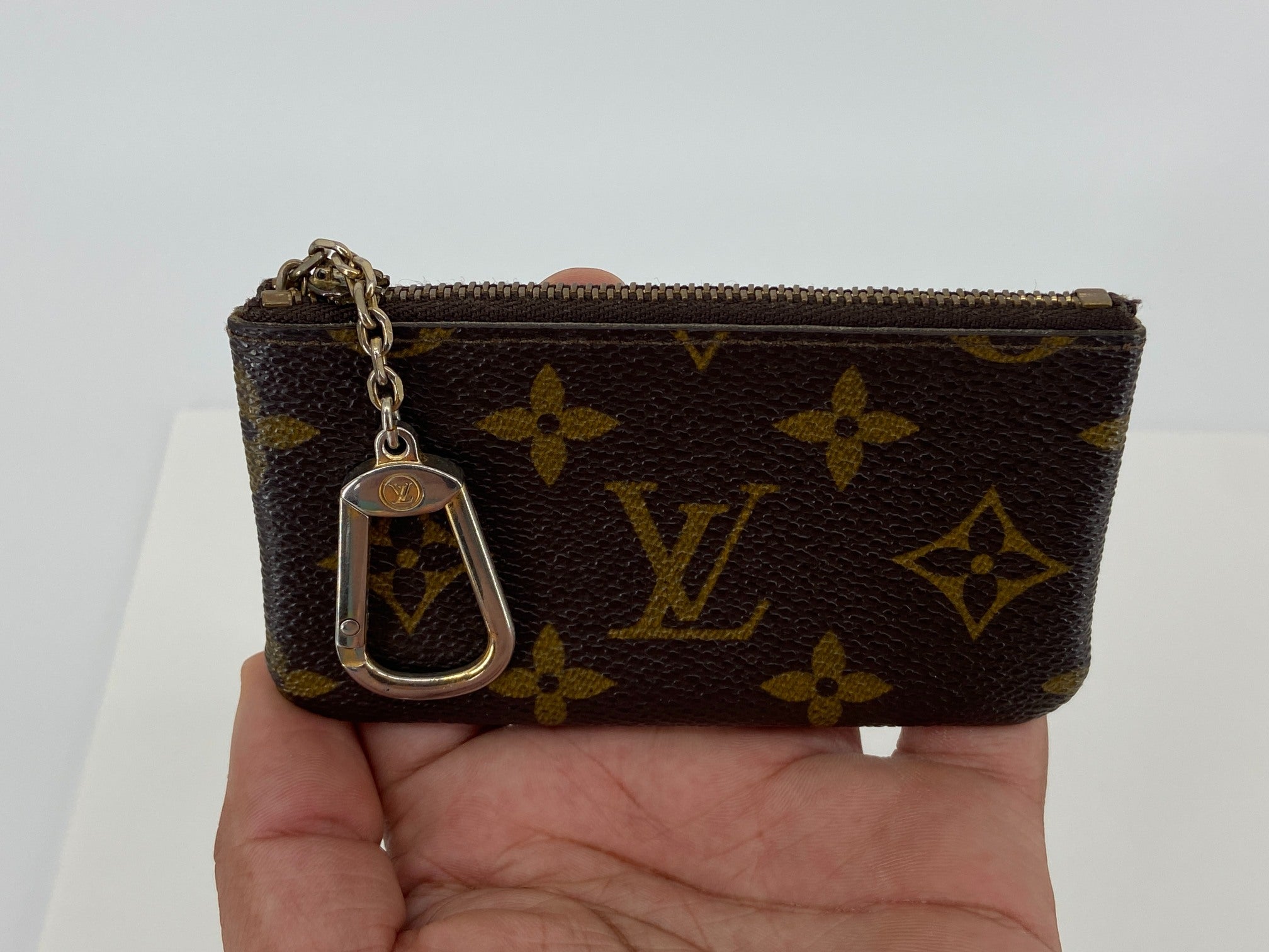 Louis Vuitton Pochette Cles Key Pouch Monogram Canvas