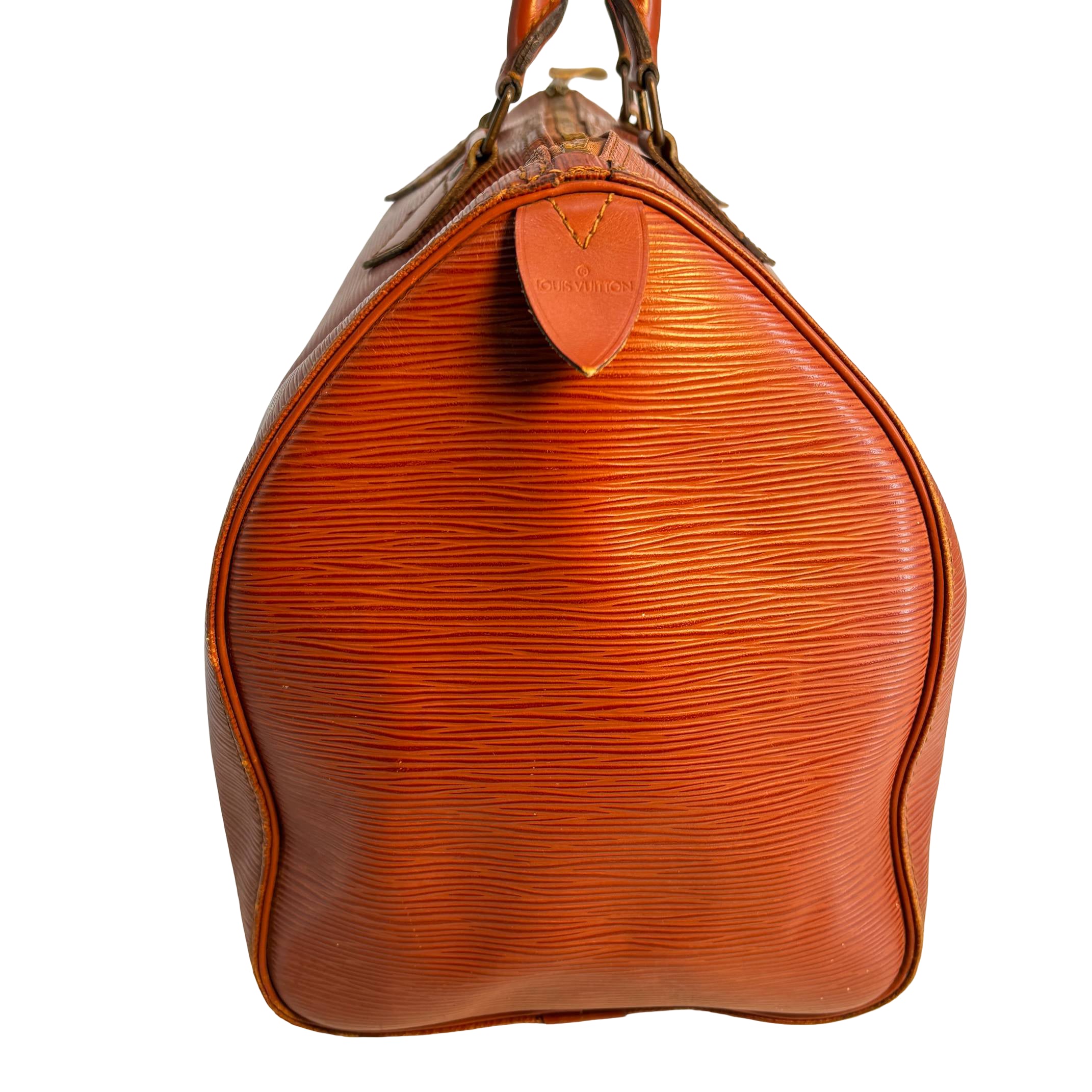 Louis Vuitton Speedy 35 Cognac Epi Leather