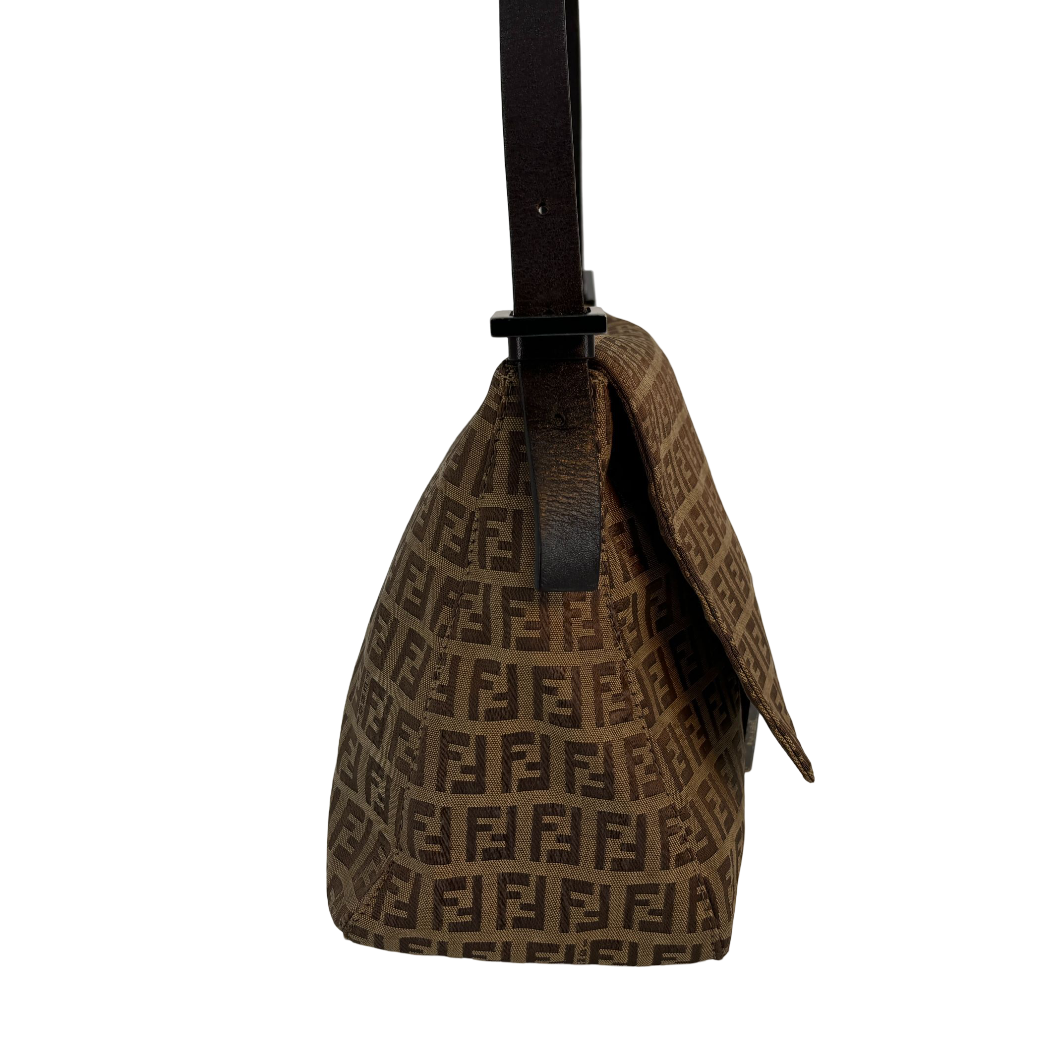 Fendi Mamma Baguette Bag Beige Zucchino Monogram