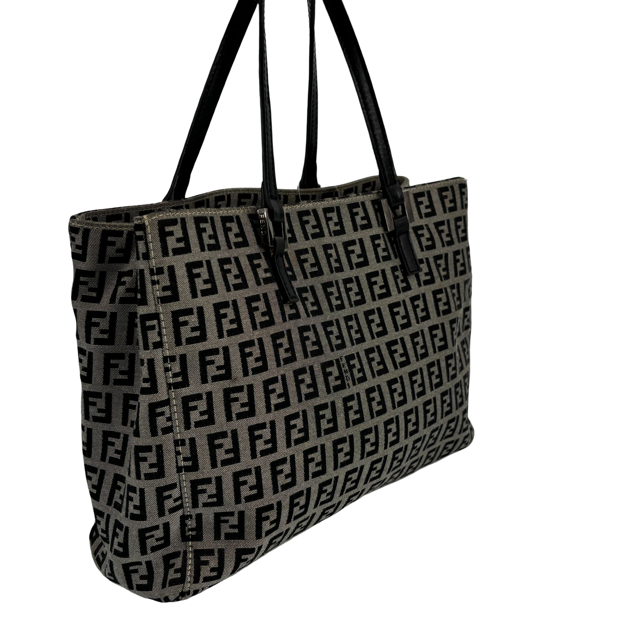 Fendi small Hand / Tote Bag Grey Zucchino Monogram