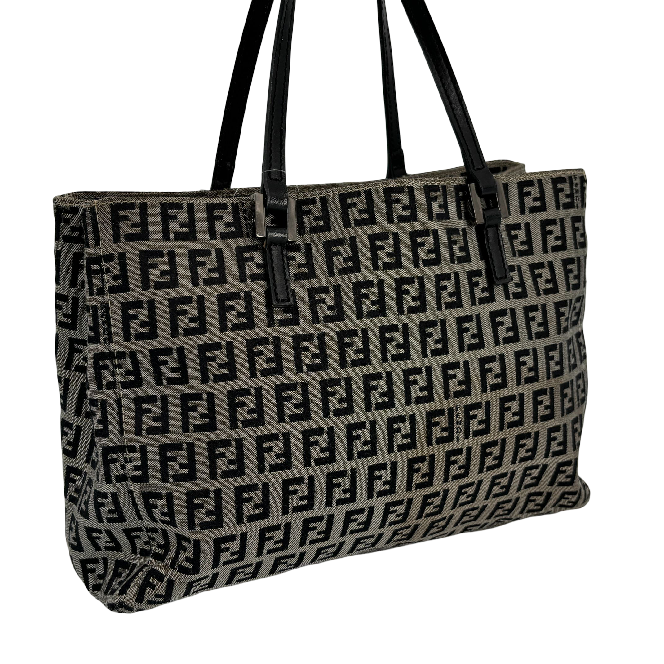 Fendi small Hand / Tote Bag Grey Zucchino Monogram