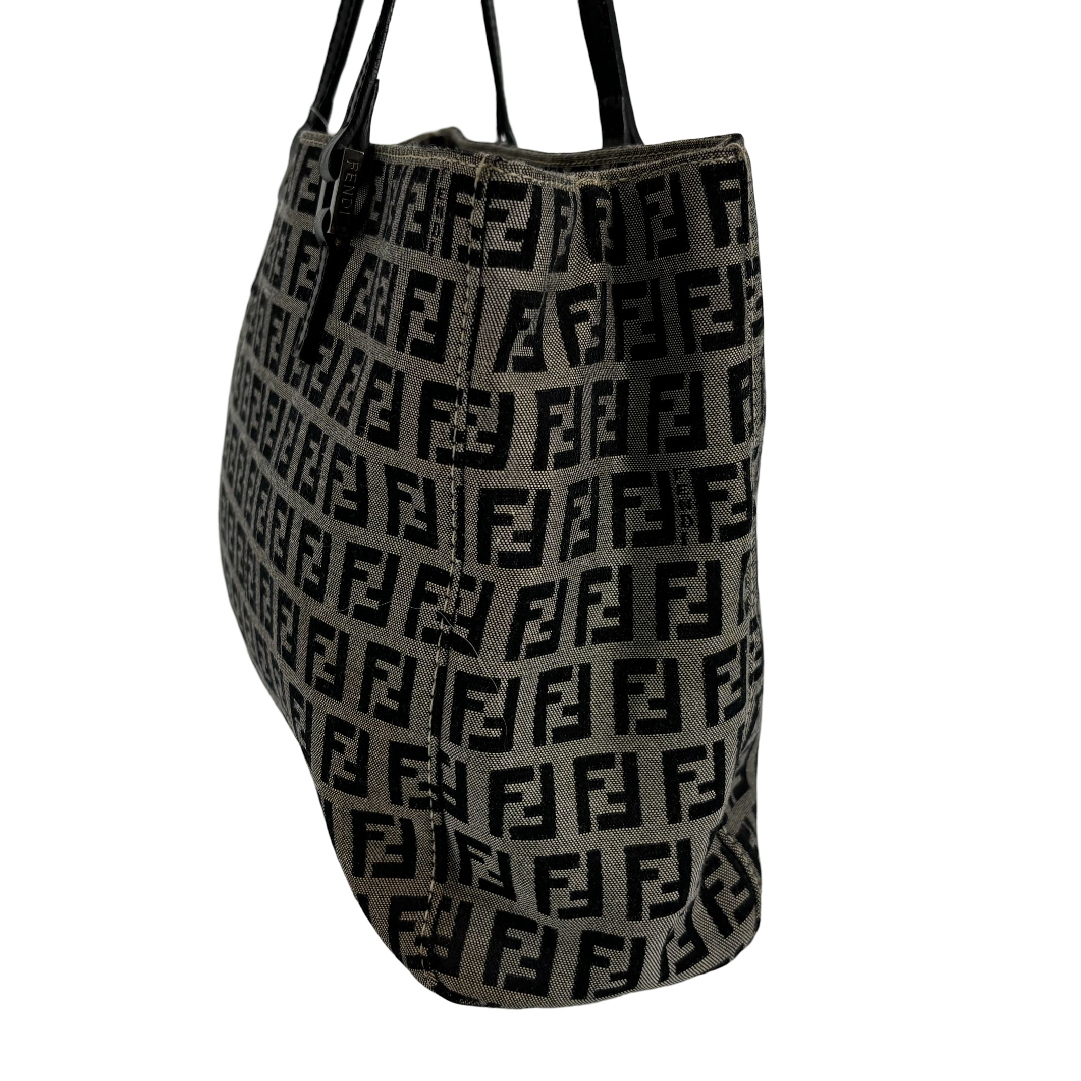 Fendi small Hand / Tote Bag Grey Zucchino Monogram