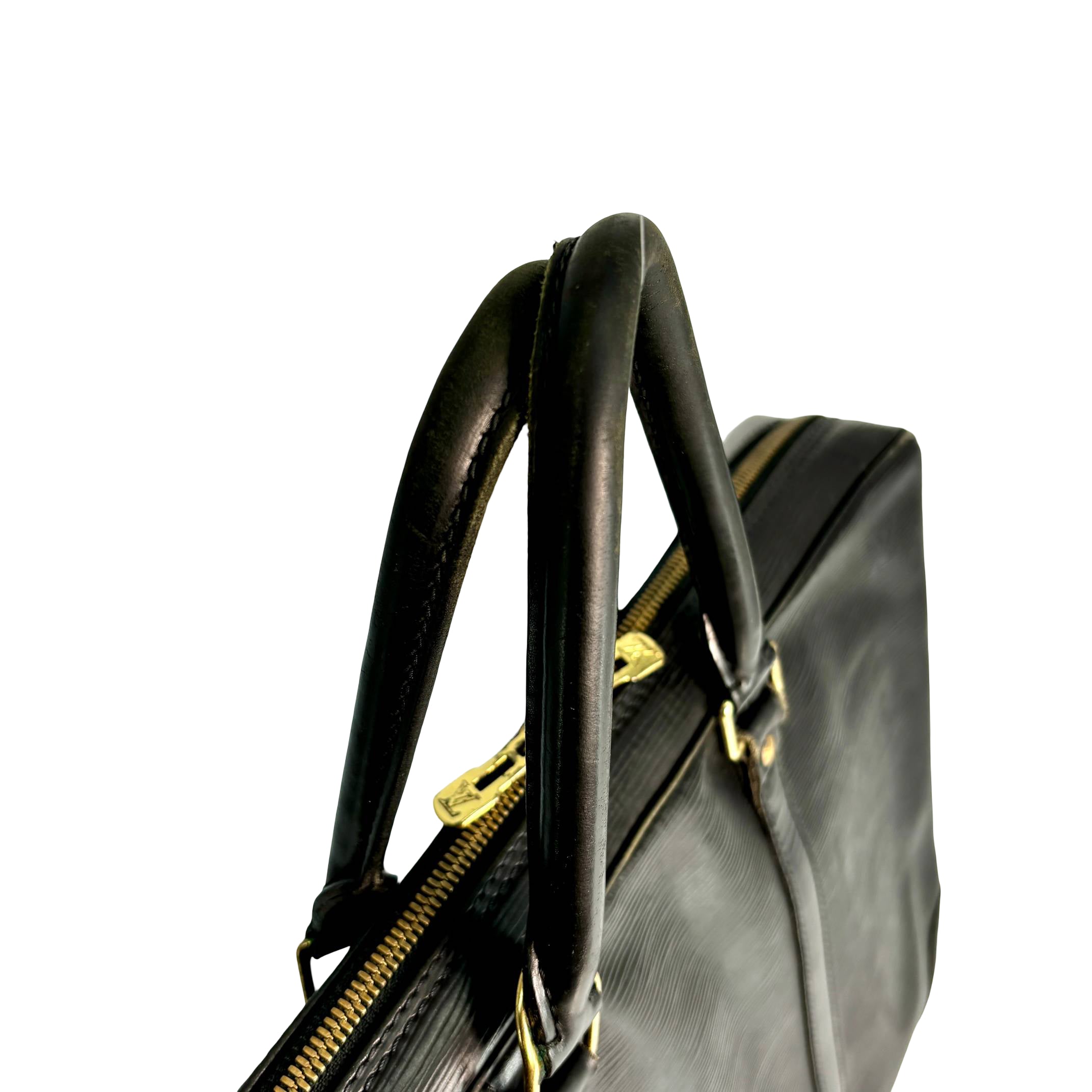 Louis Vuitton Porte Documents Voyage Black Epi Leather