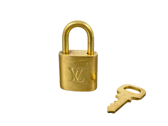 Louis Vuitton Lock Gold Tone No. 344