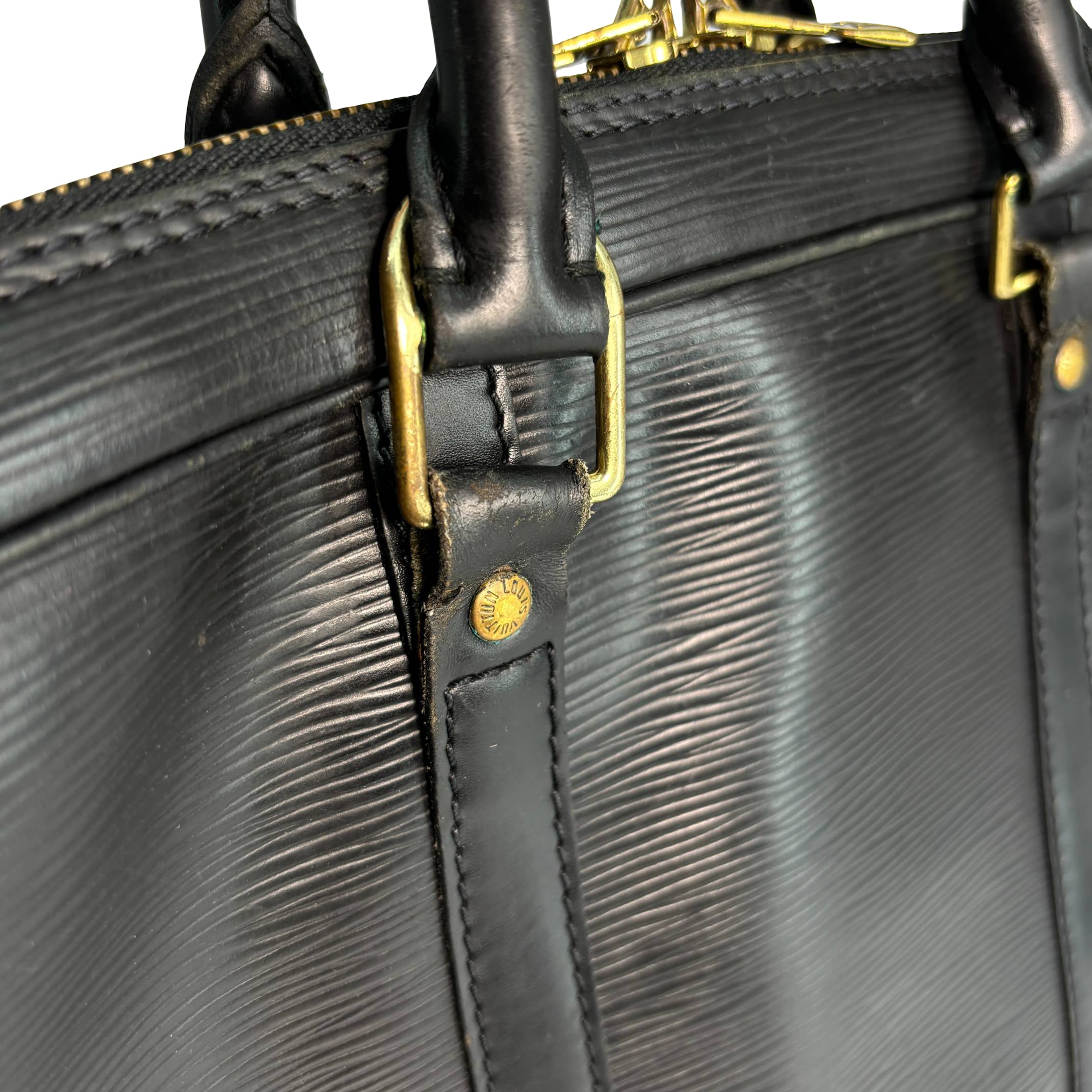 Louis Vuitton Porte Documents Voyage Black Epi Leather
