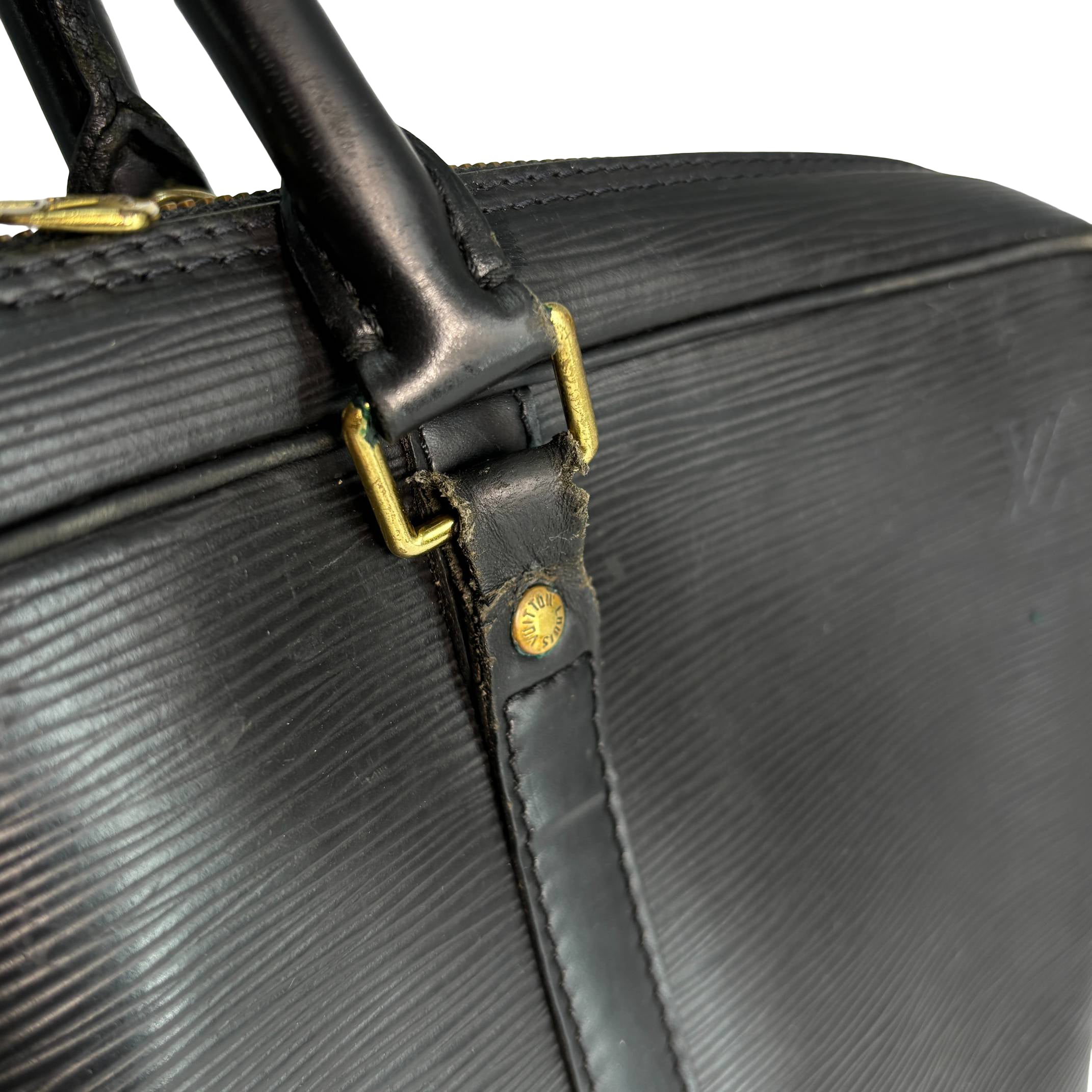 Louis Vuitton Porte Documents Voyage Black Epi Leather