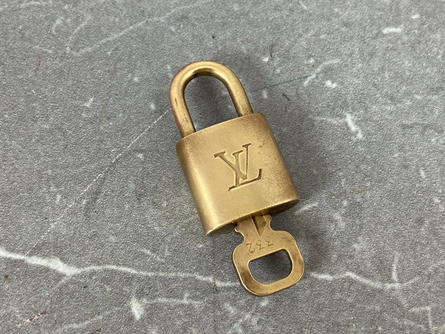 Louis Vuitton Lock Gold Tone No. 332