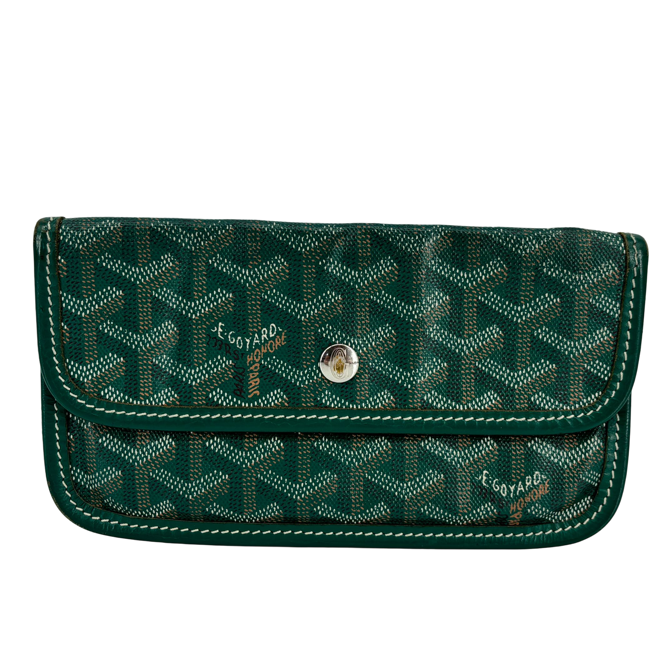 Goyard Saint Louis Pouch Green Monogram