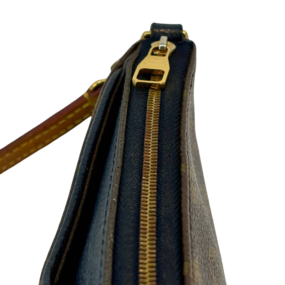 Louis Vuitton Pallas Clutch Crossbody Bag Monogram Canvas