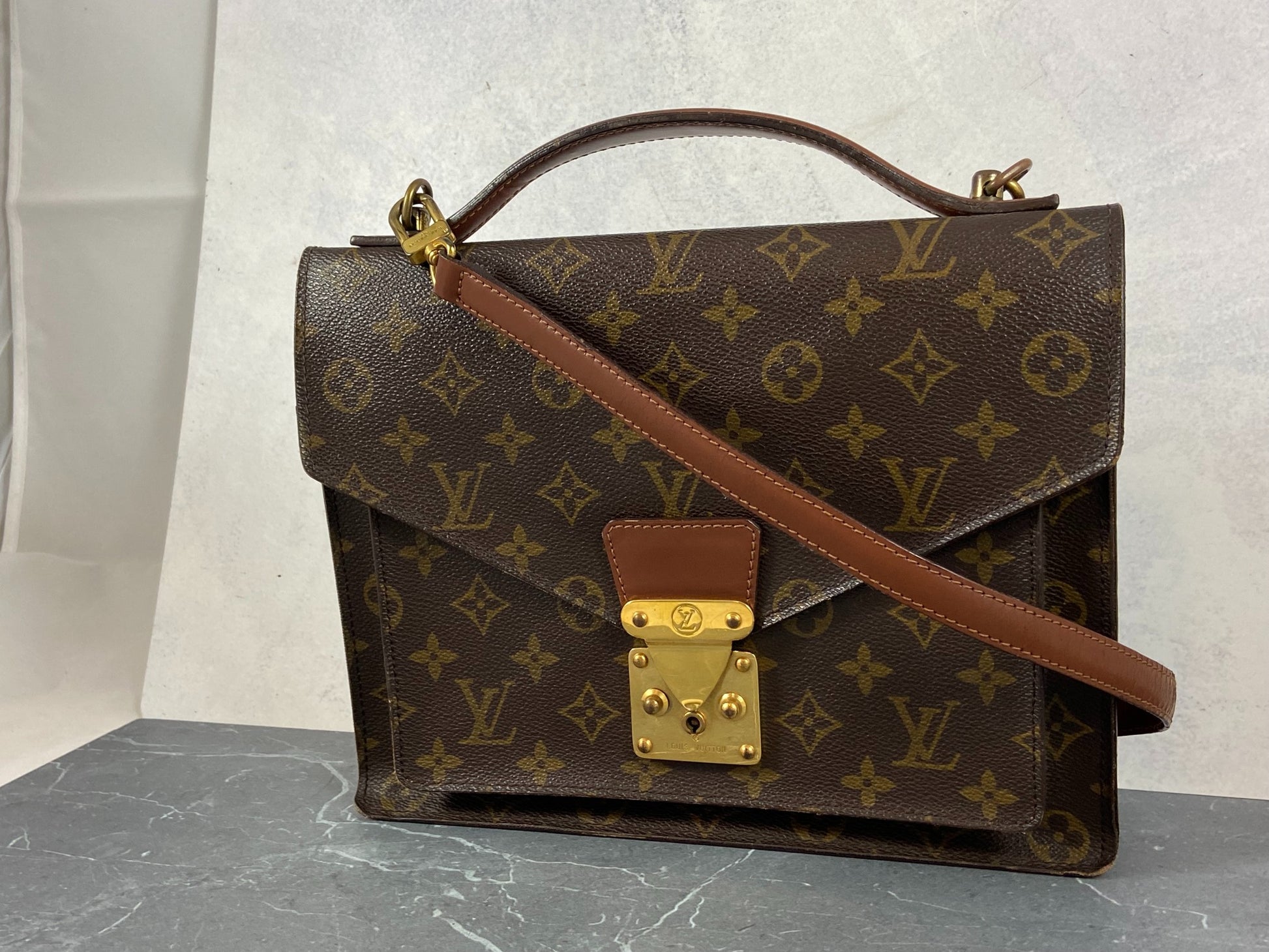 Louis Vuitton Monceau 28 Monogram Canvas – heatstation